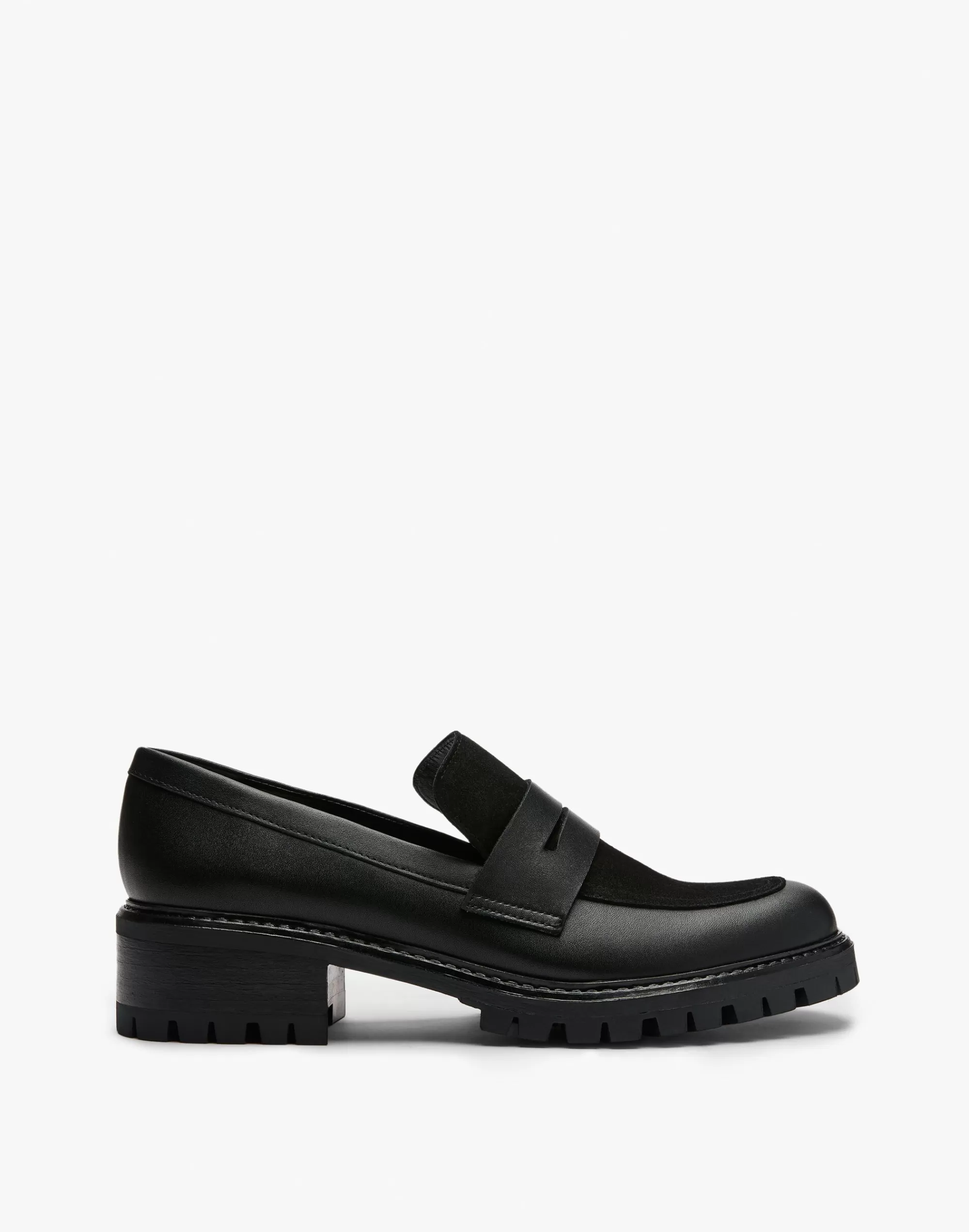 Madewell Flats>Maguire Leather Sintra Loafers Black