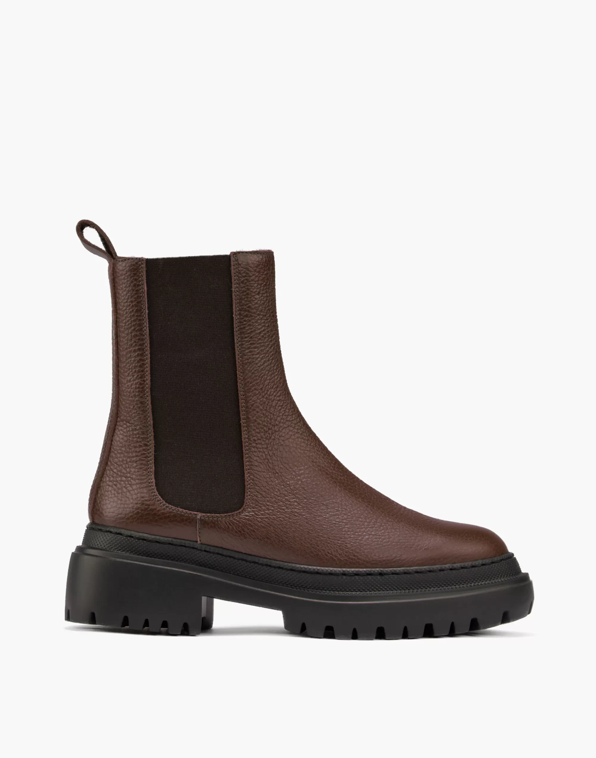 Madewell Boots>Maguire Shearling-Lined Leather Cortina Chelsea Boots Brown