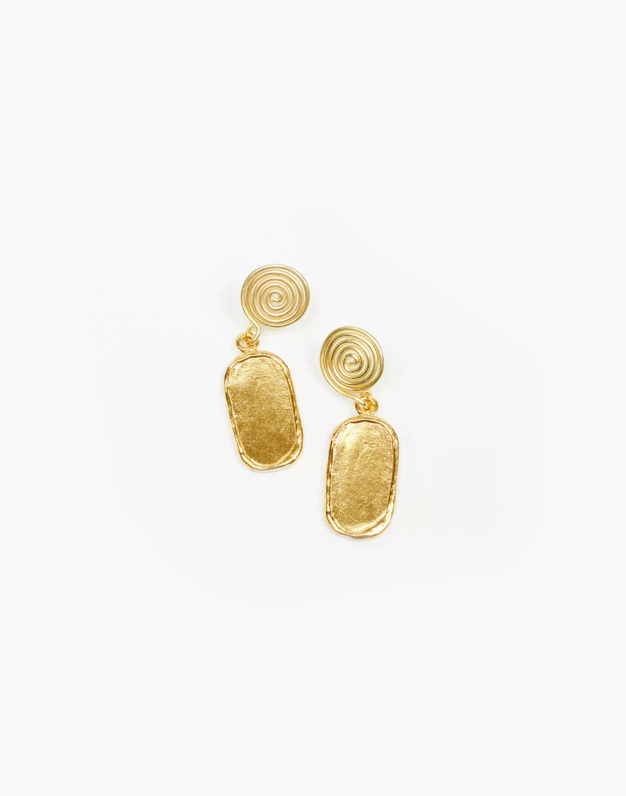 Madewell Earrings>Mahnal Batina Earrings Brass