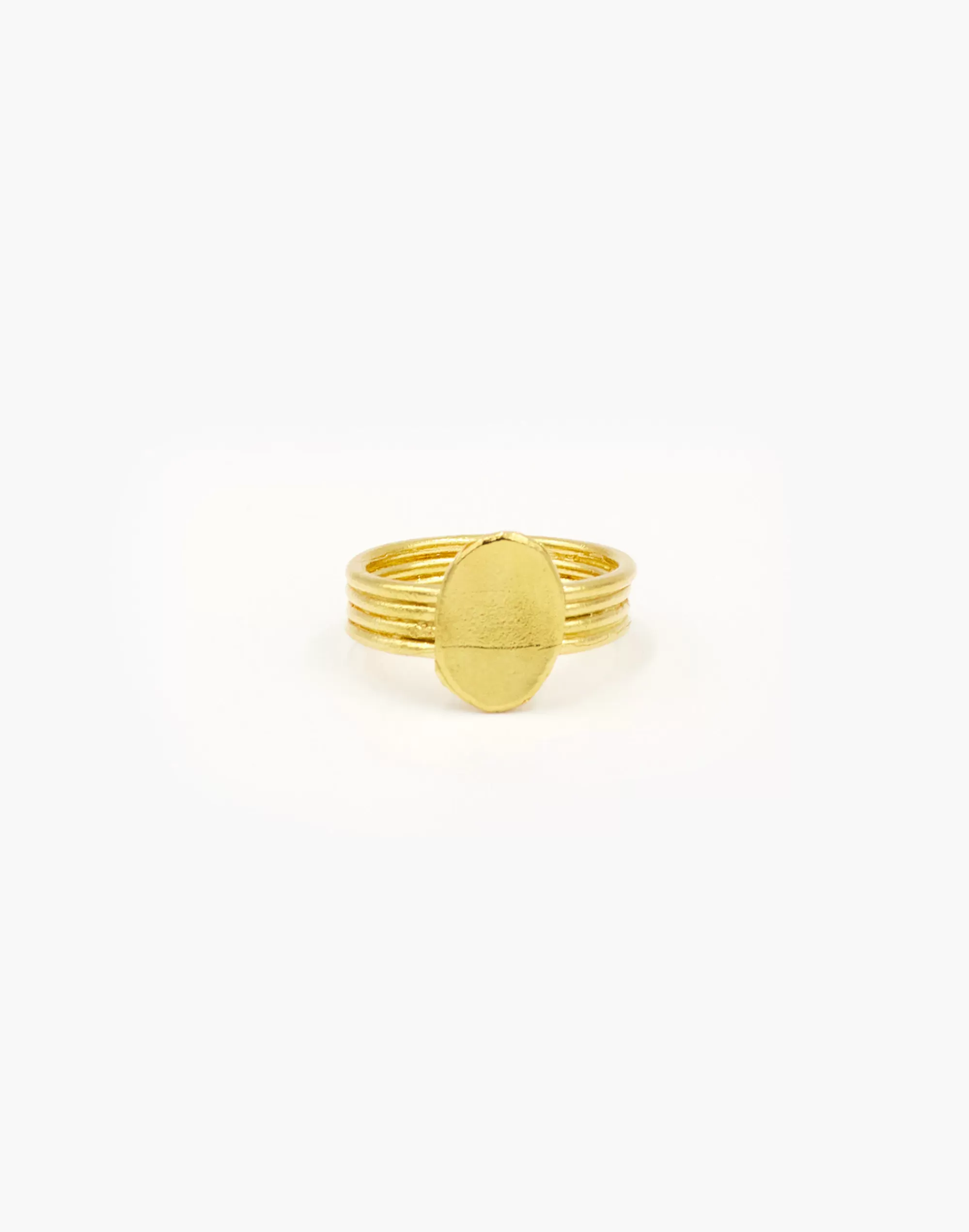 Madewell Rings>Mahnal Hasaa Ring Brass