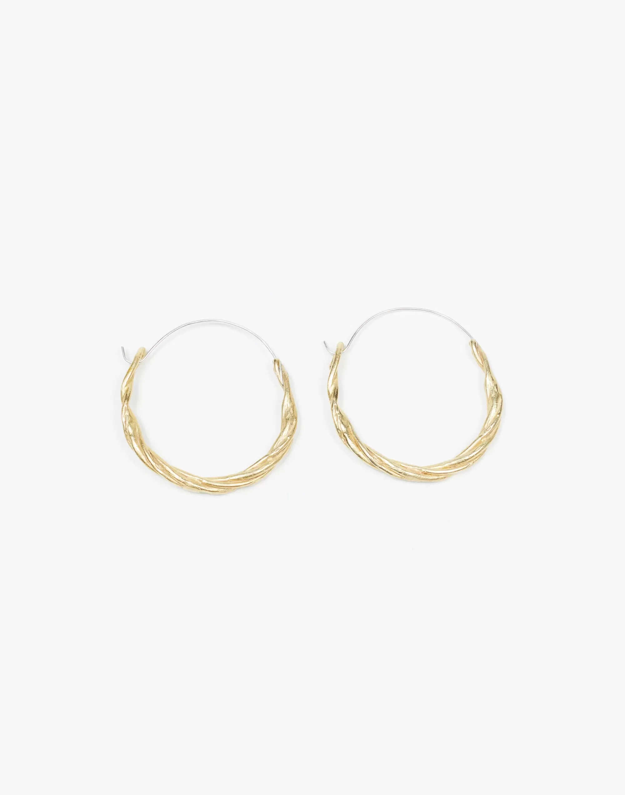 Madewell Earrings>Mahnal Vine Earrings Brass