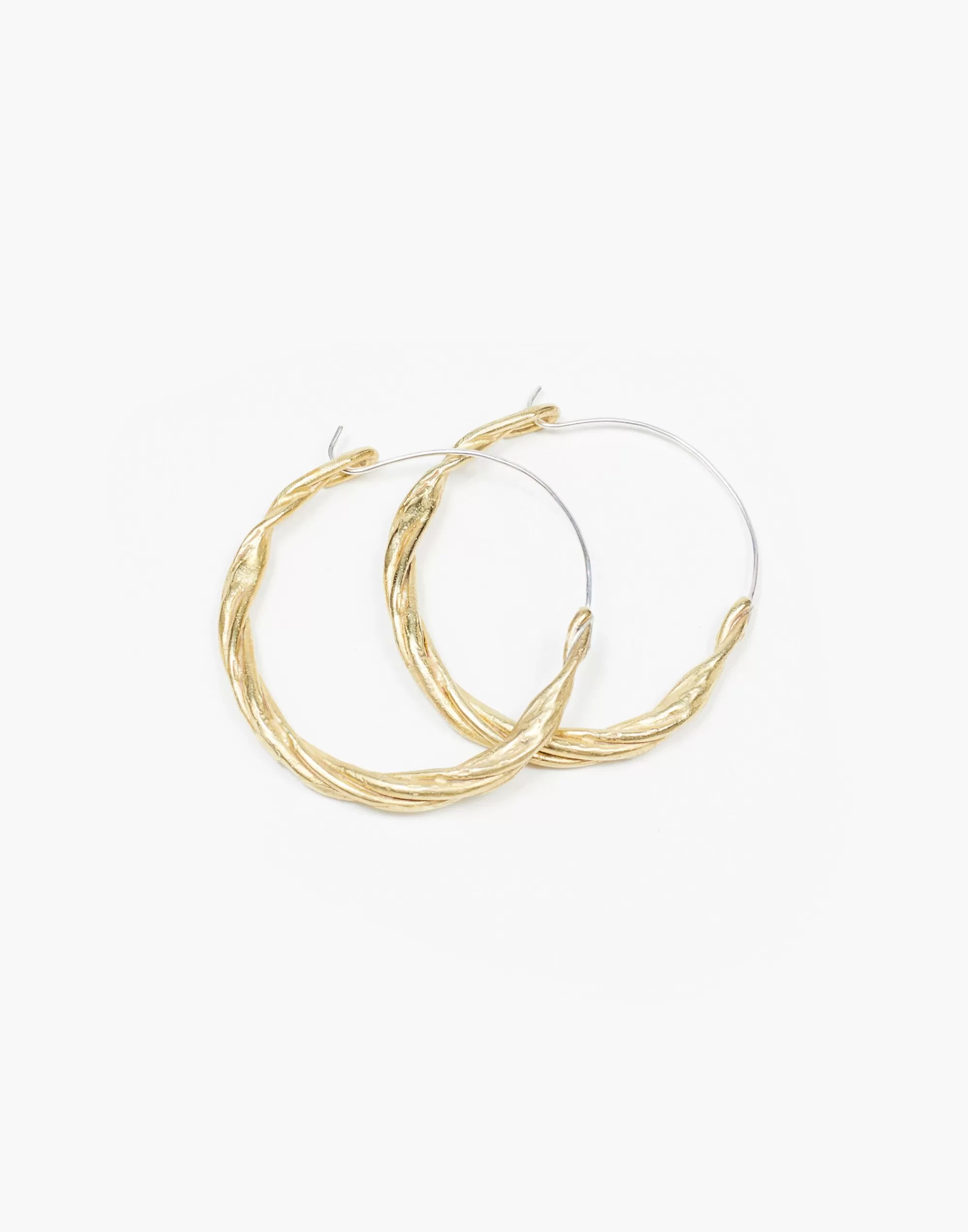 Madewell Earrings>Mahnal Vine Earrings Brass