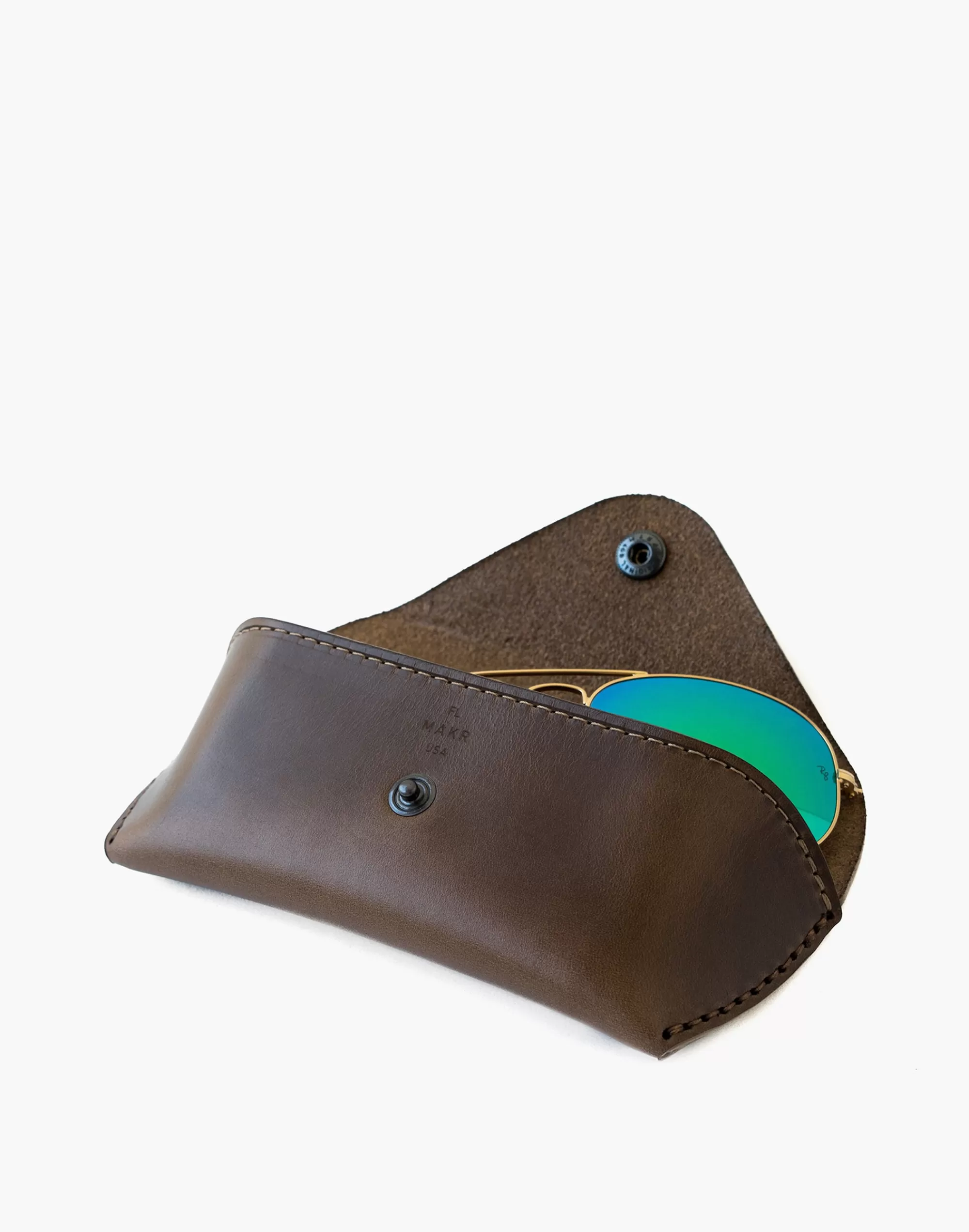 Madewell Wallets & Accessories>Makr Leather Eyewear Sleeve Brown