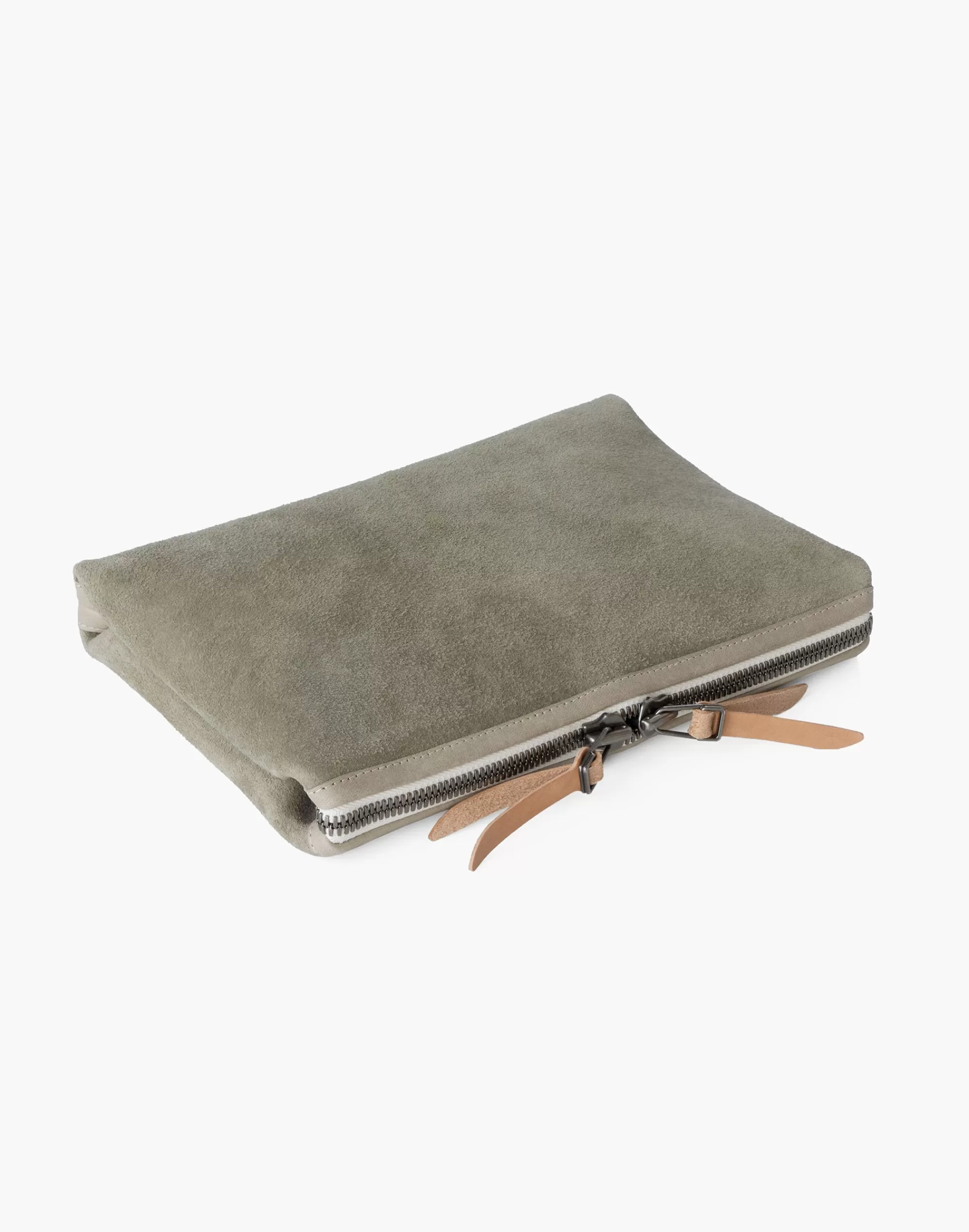 Madewell Wallets & Accessories>Makr Small Leather Organizer Pouch Grey