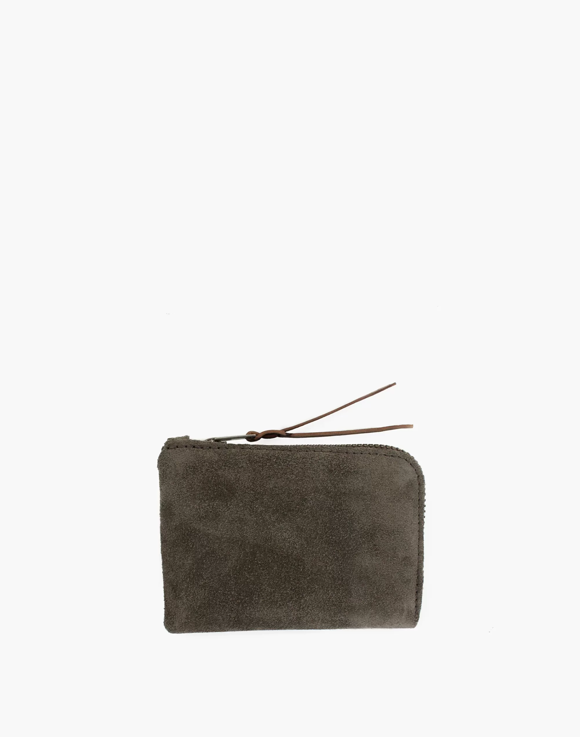 Madewell Wallets & Accessories>Makr Suede Zip Slim Wallet Green