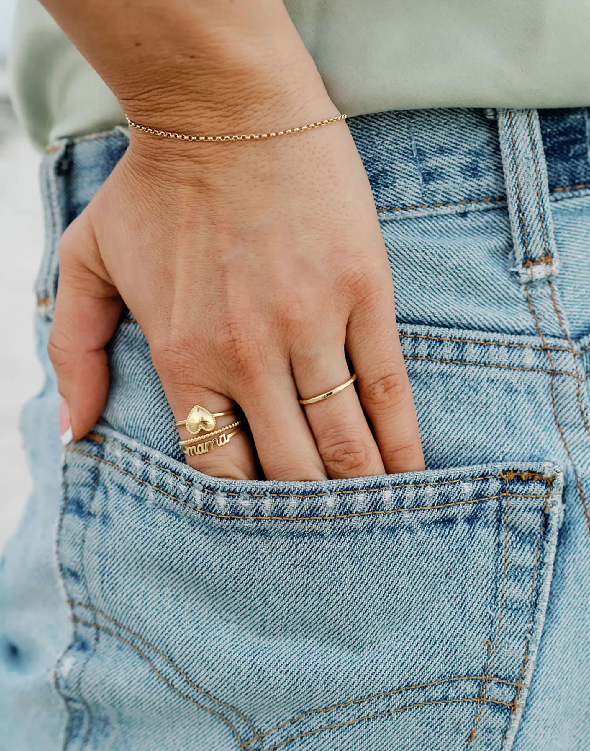 Madewell Rings>Mama Ring Gold