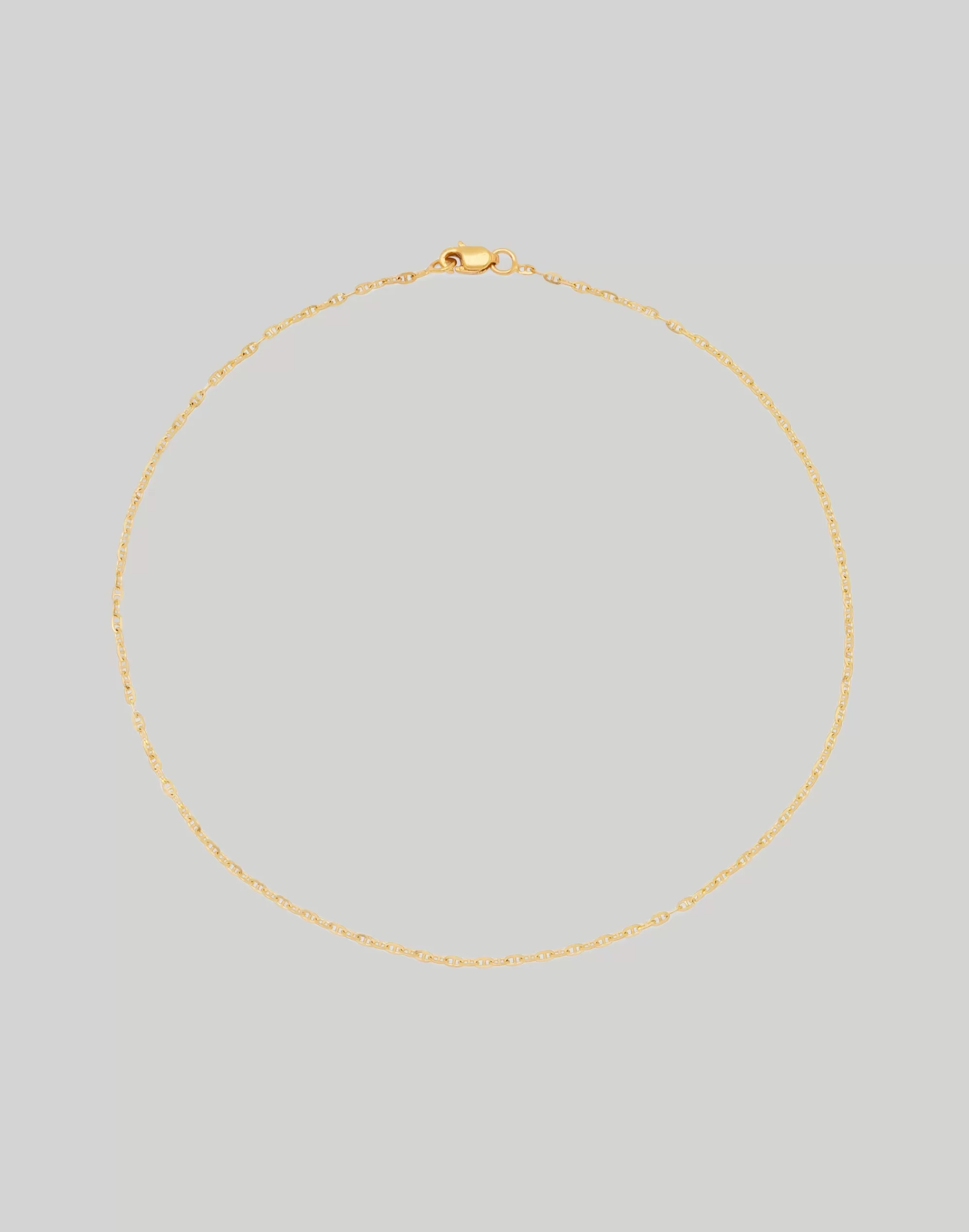 Madewell 14K Gold-Plated>Mariner Chain Anklet Gold