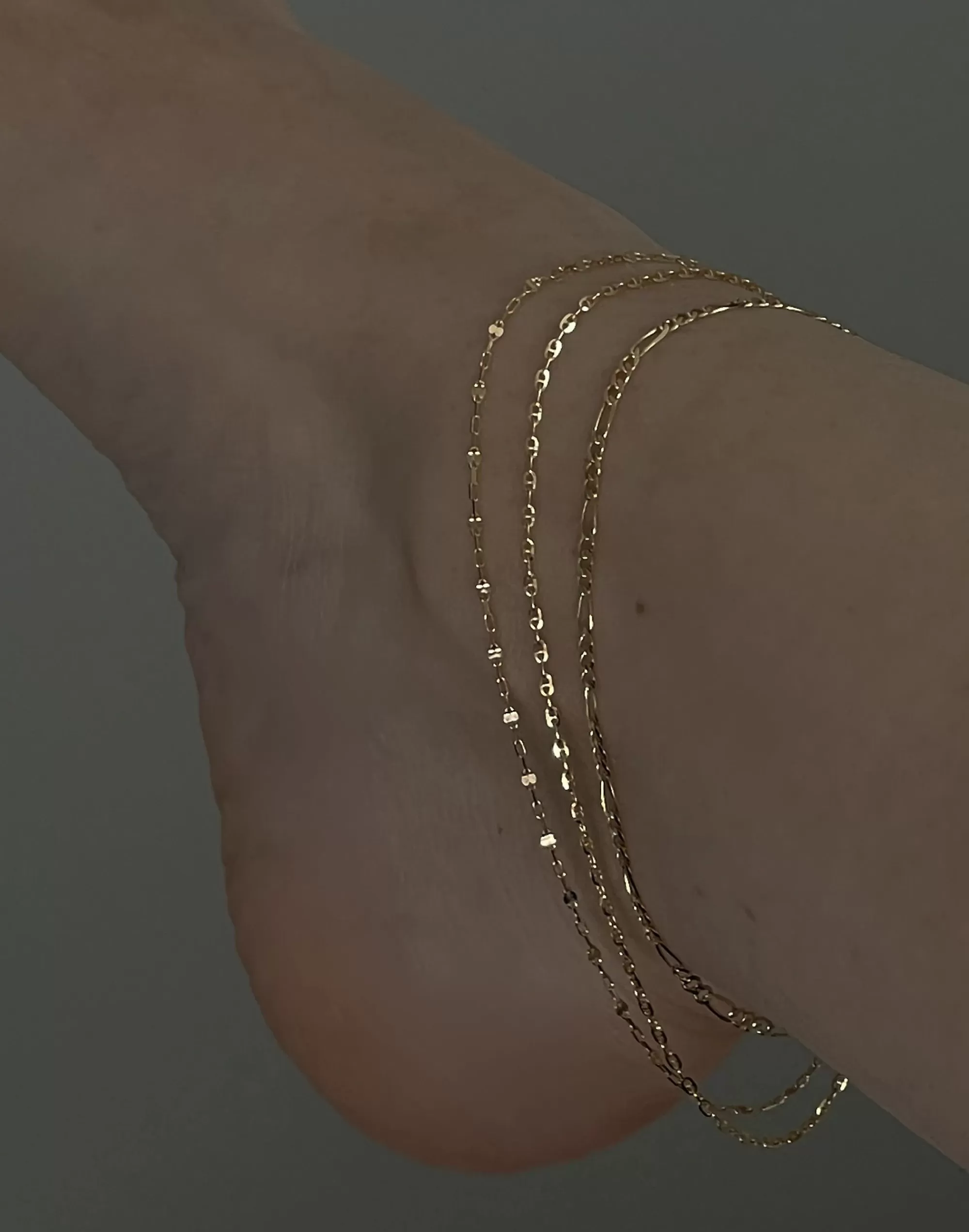 Madewell 14K Gold-Plated>Mariner Chain Anklet Gold