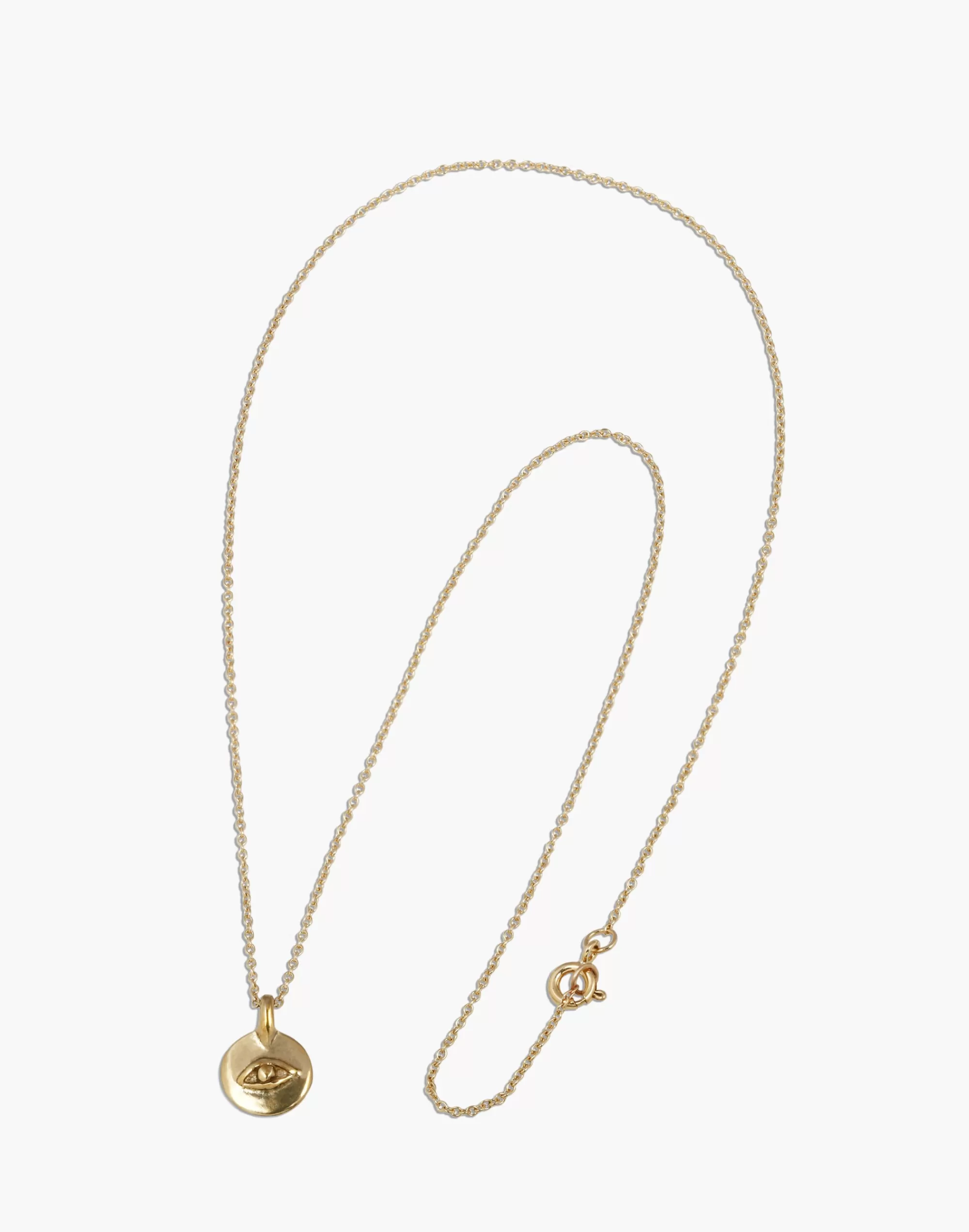 Madewell Necklaces>Marisa Mason Virginia Eye Necklace Brass