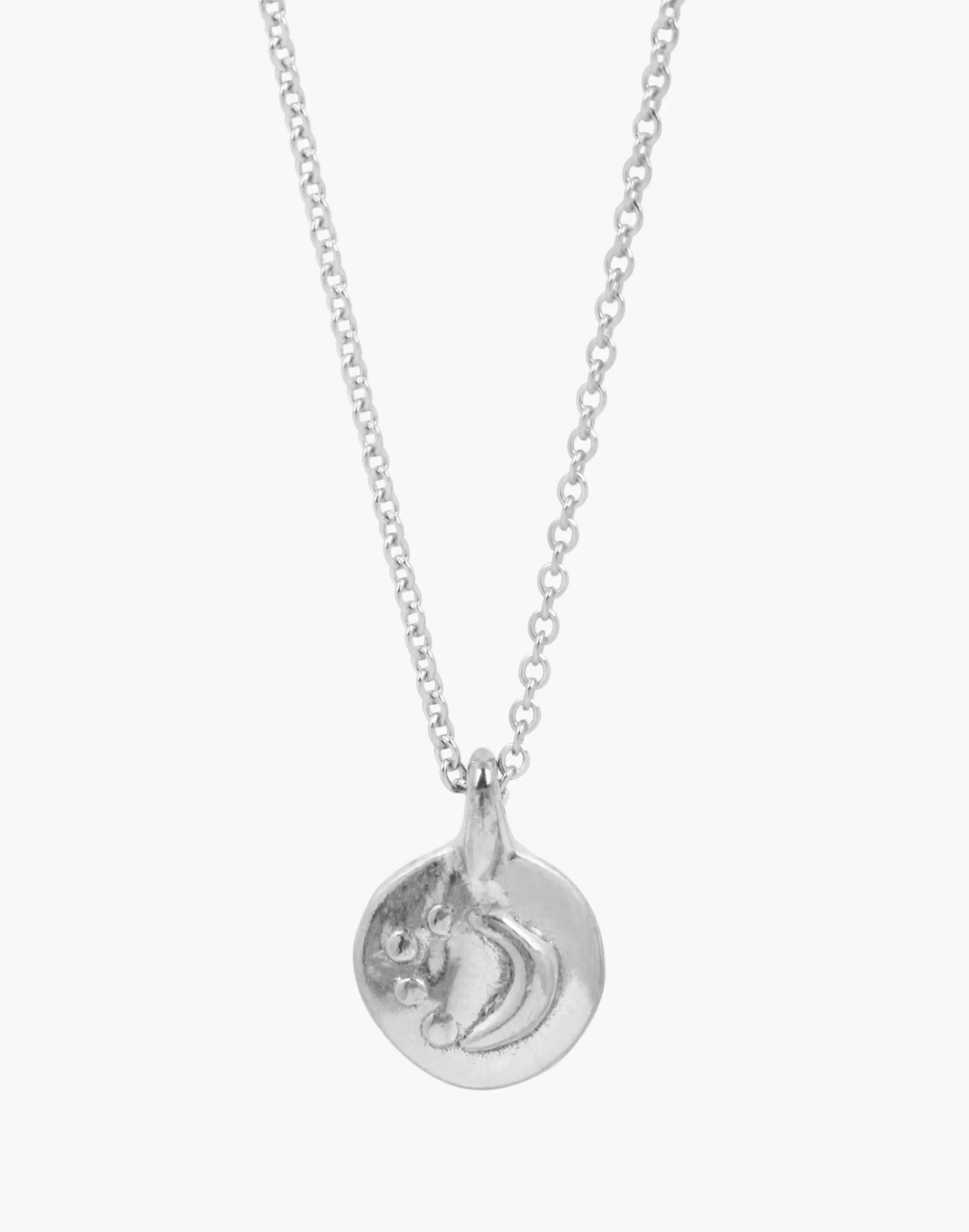 Madewell Necklaces>Marisa Mason Virginia Moon Sterling Necklace Silver