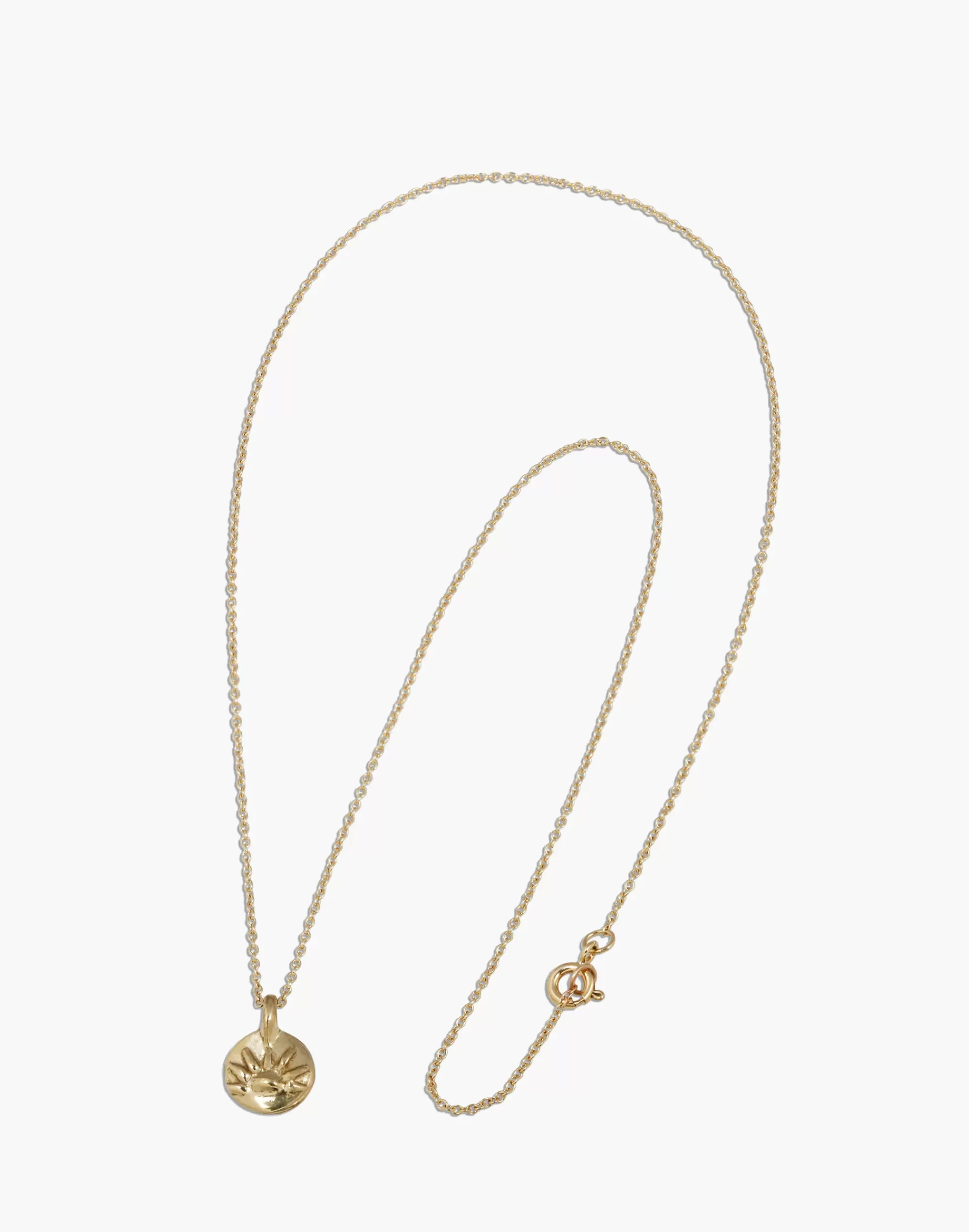 Madewell Necklaces>Marisa Mason Virginia Sun Necklace Brass