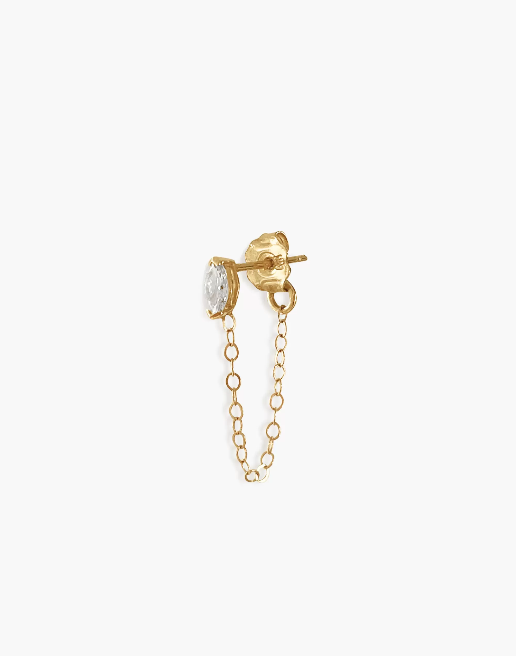 Madewell Earrings>Marquise Chain Earring Gold