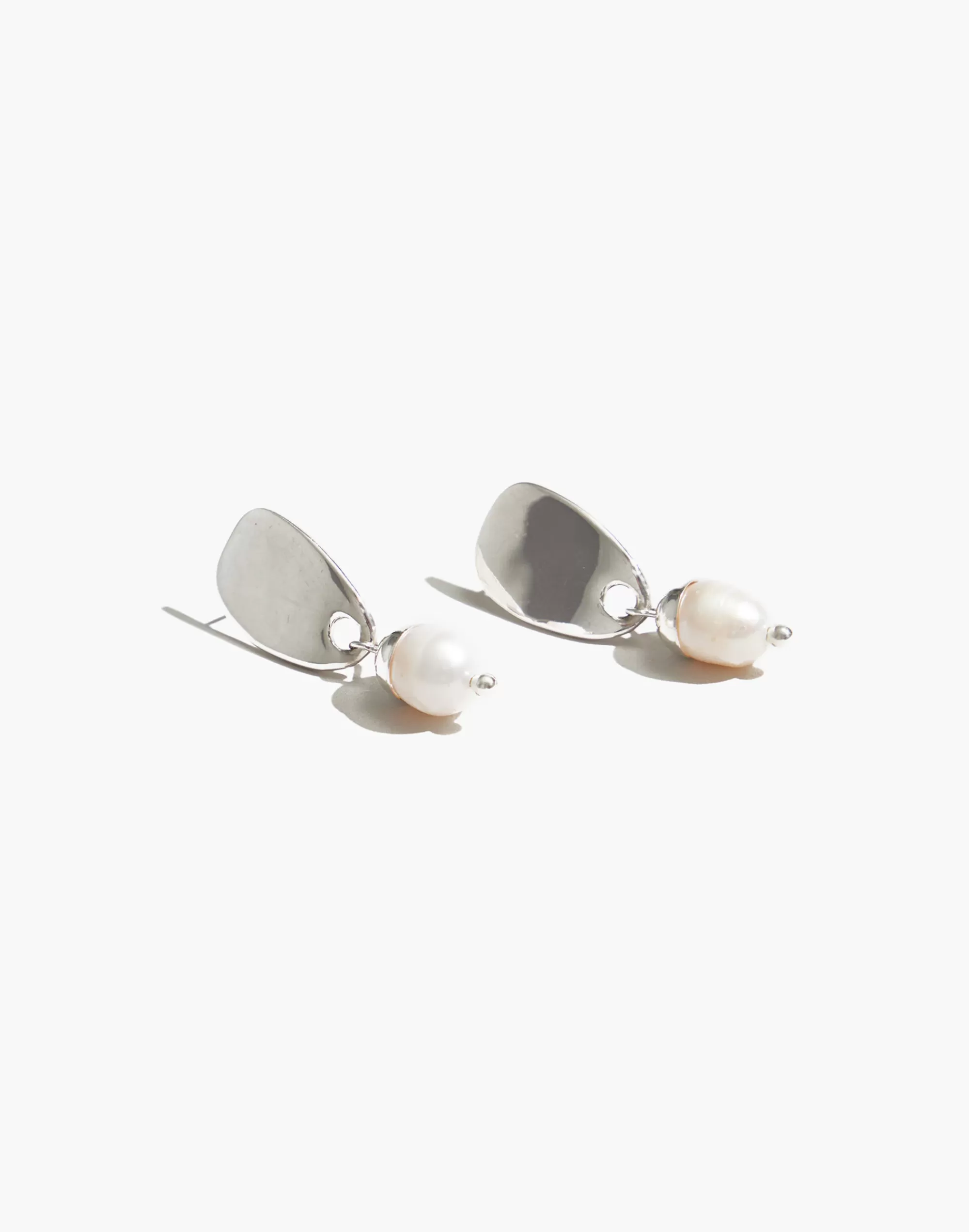 Madewell Earrings>Maslo Jewelry Cecilia Pearl Earrings Sterling Silver