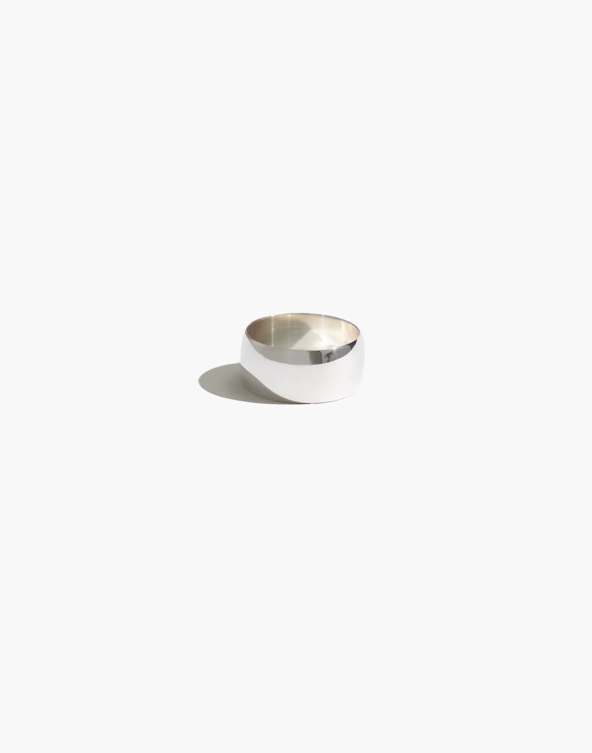 Madewell Rings>Maslo Jewelry Cigar Band Ring Sterling Silver