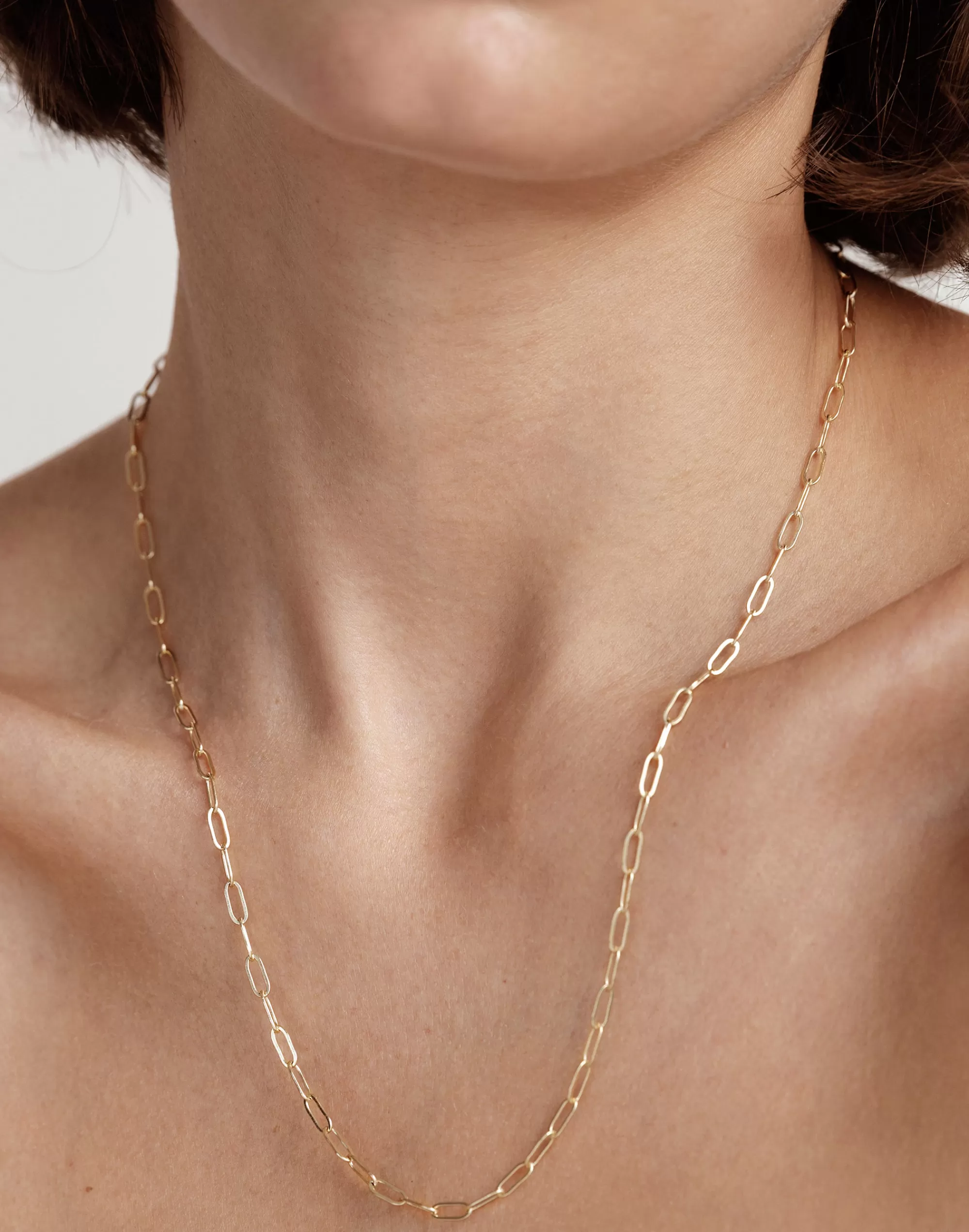 Madewell Jewelry>Maslo Jewelry Drawn Cable Chain Necklace Gold