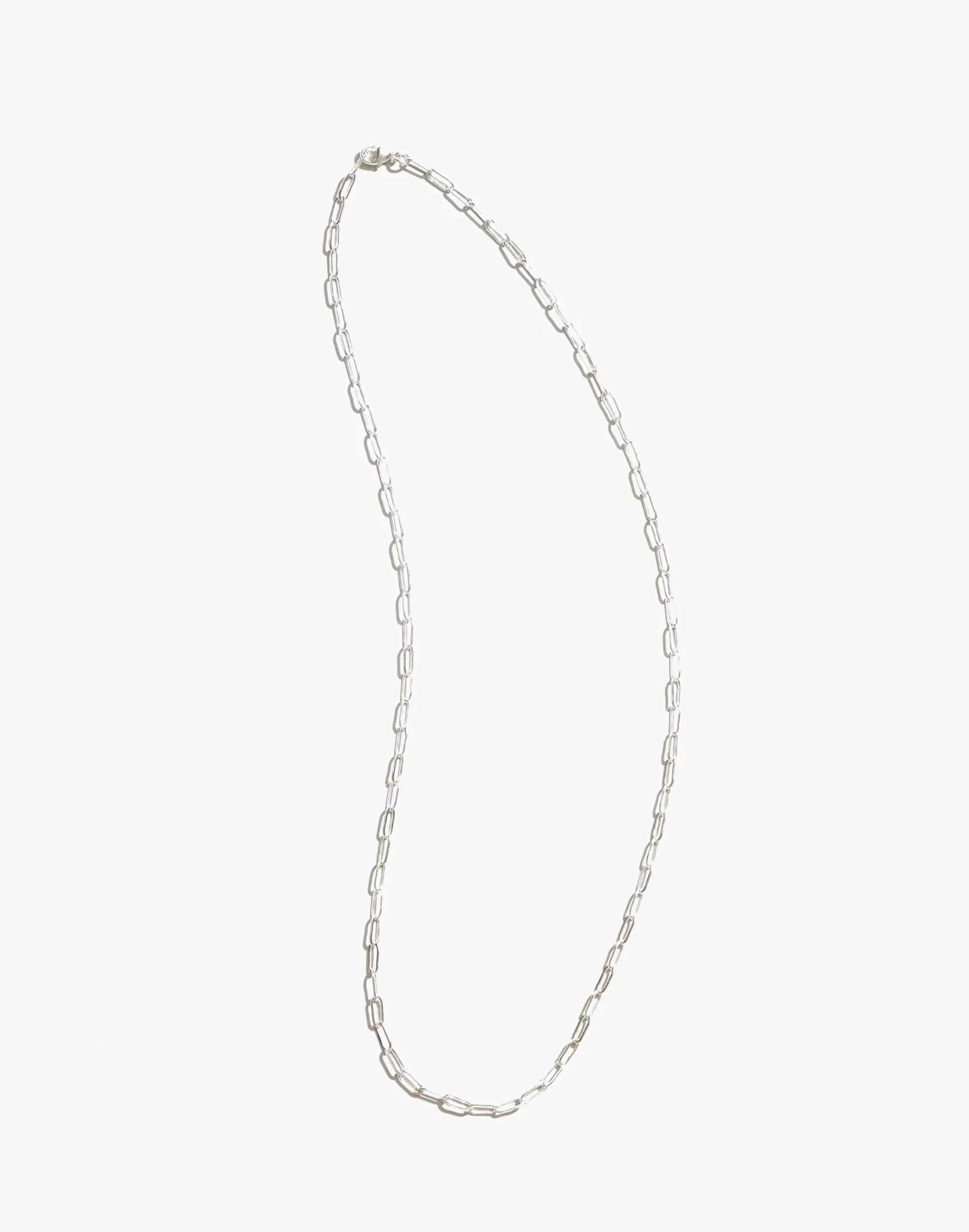 Madewell Necklaces>Maslo Jewelry Drawn Cable Chain Necklace Sterling Silver