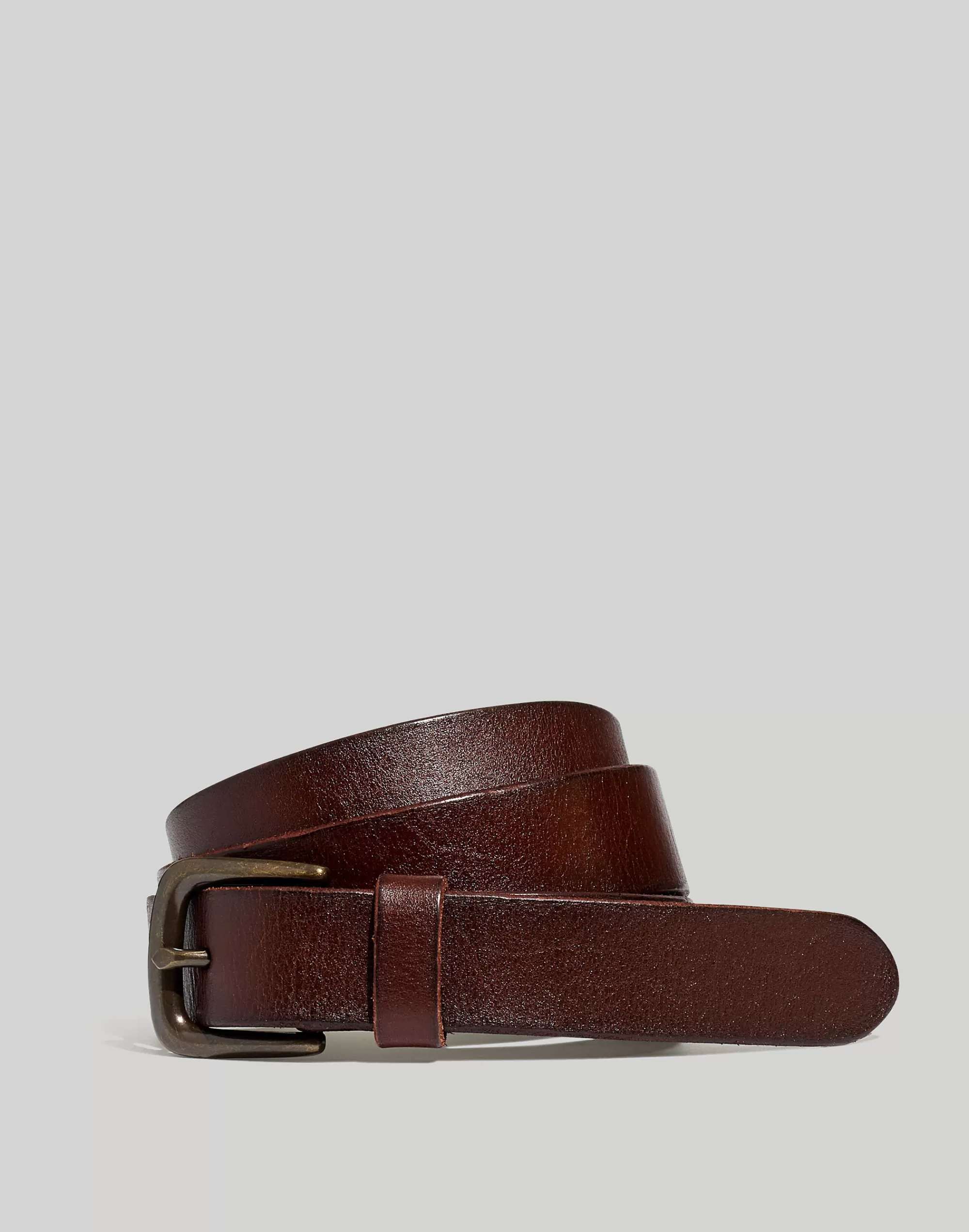 Madewell Belts>Medium Leather Belt Rich Brown