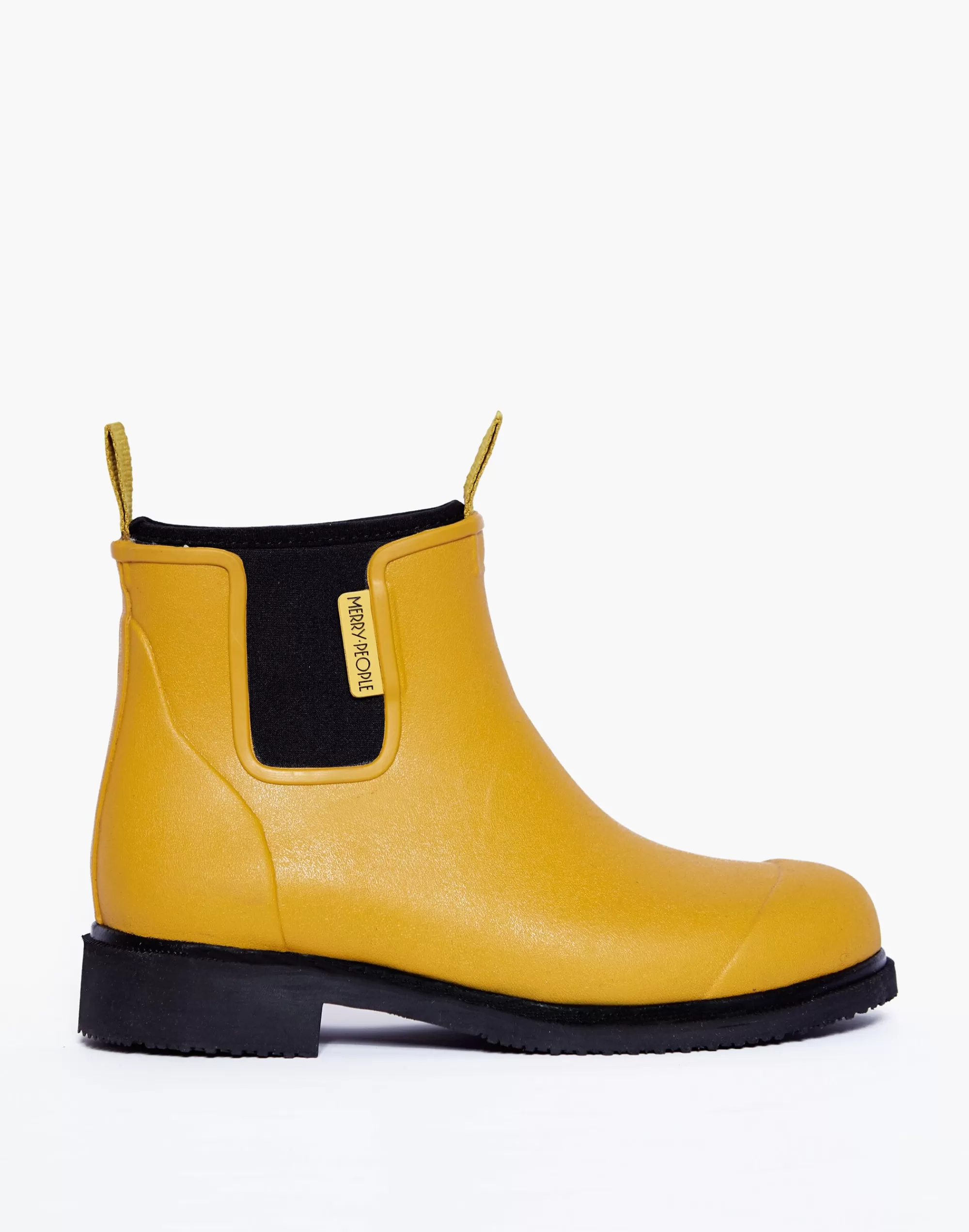 Madewell Boots>Merry People Bobbi Rain Boots In Mustard Pale Chamois