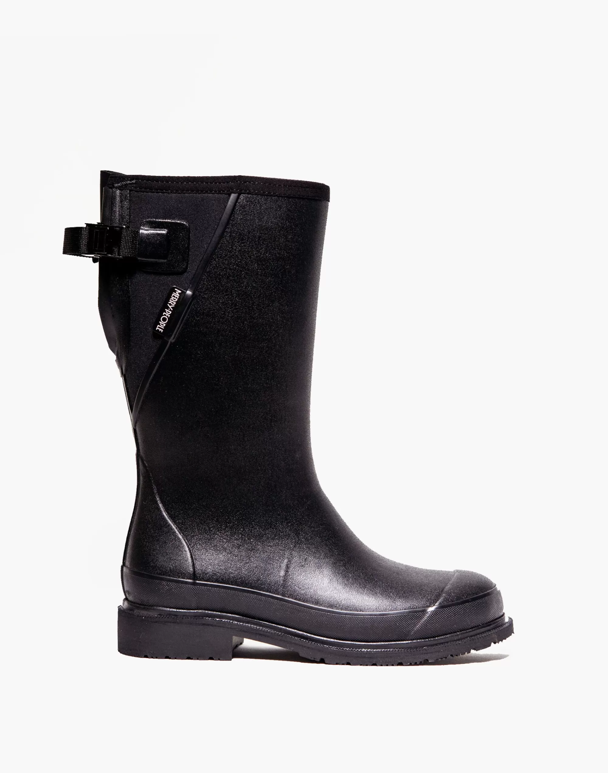 Madewell Boots>Merry People Darcy Mid Calf Rain Boot Black