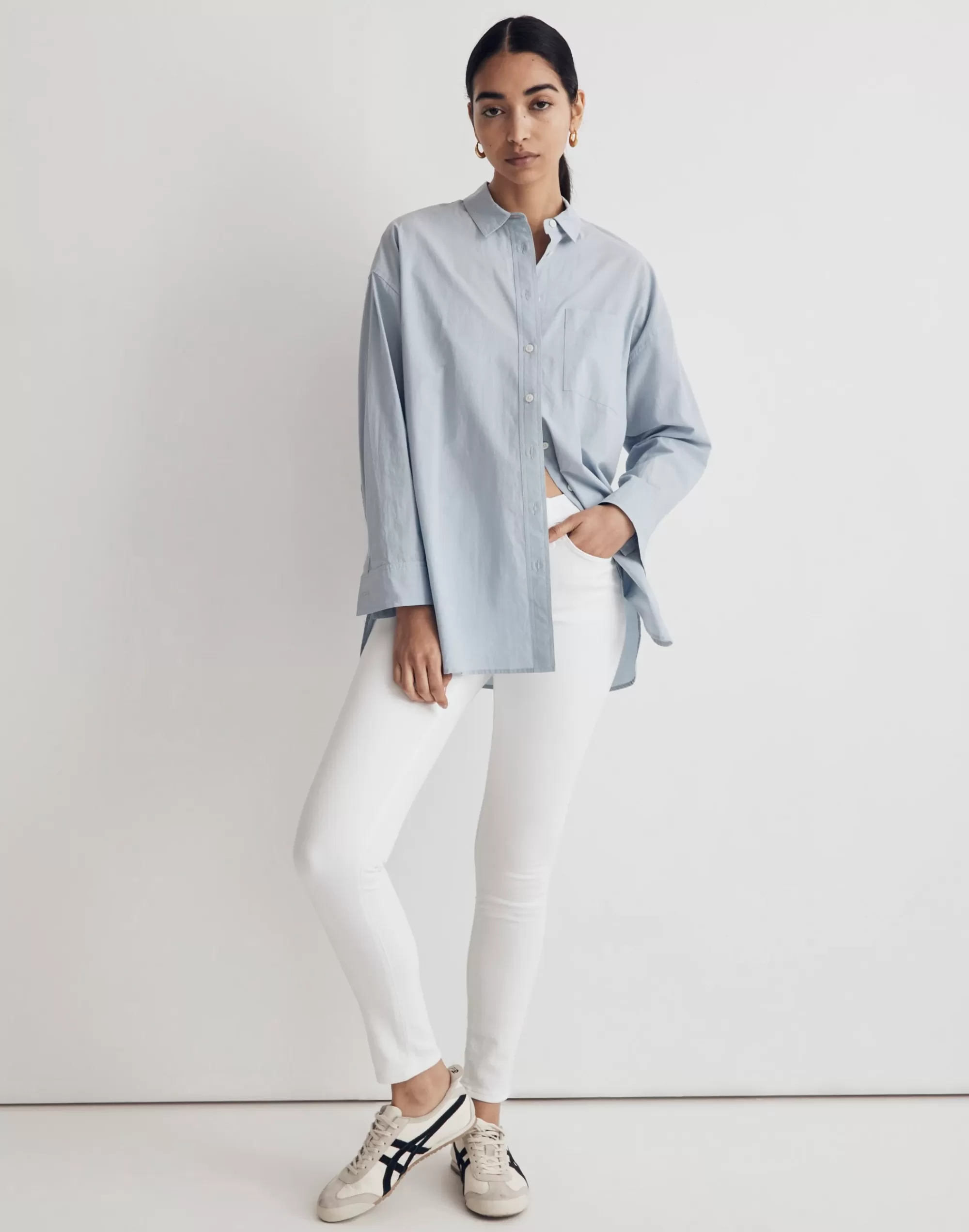 Madewell Jeans>Mid-Rise Skinny Crop Jeans In Pure White