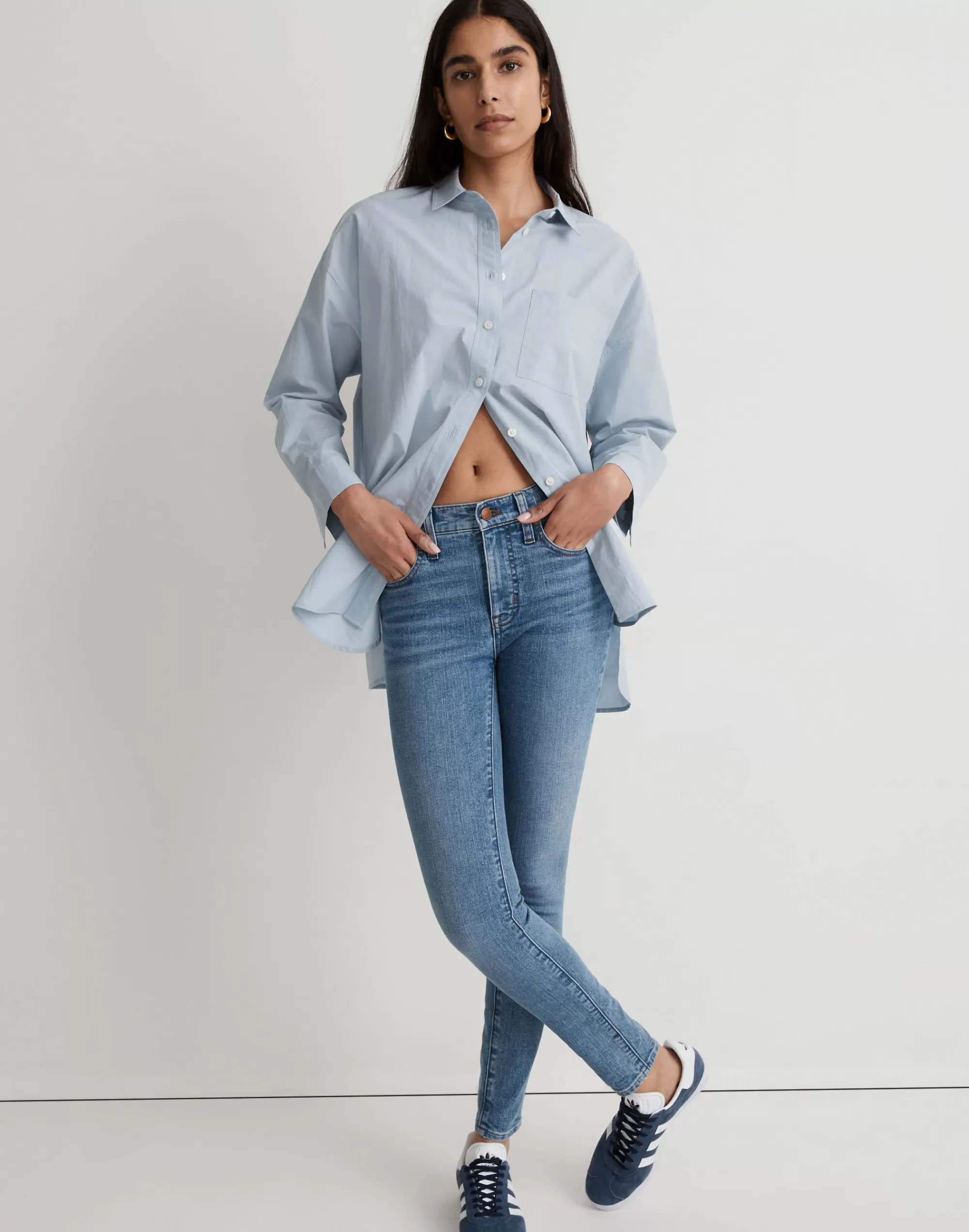 Madewell Jeans>Mid-Rise Skinny Jeans In Cloverdale Wash