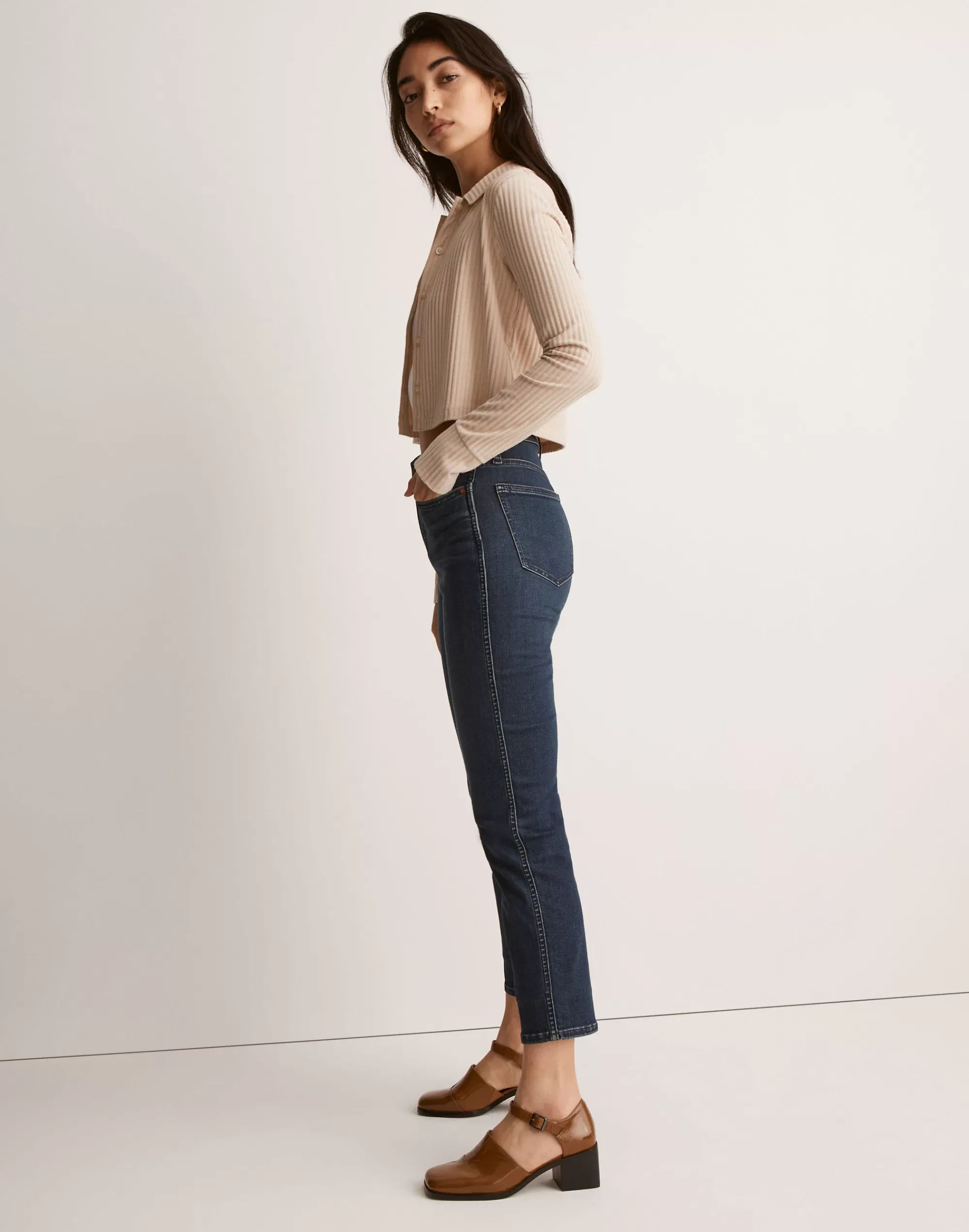 Madewell Jeans>Mid-Rise Stovepipe Jeans In Dahill Wash