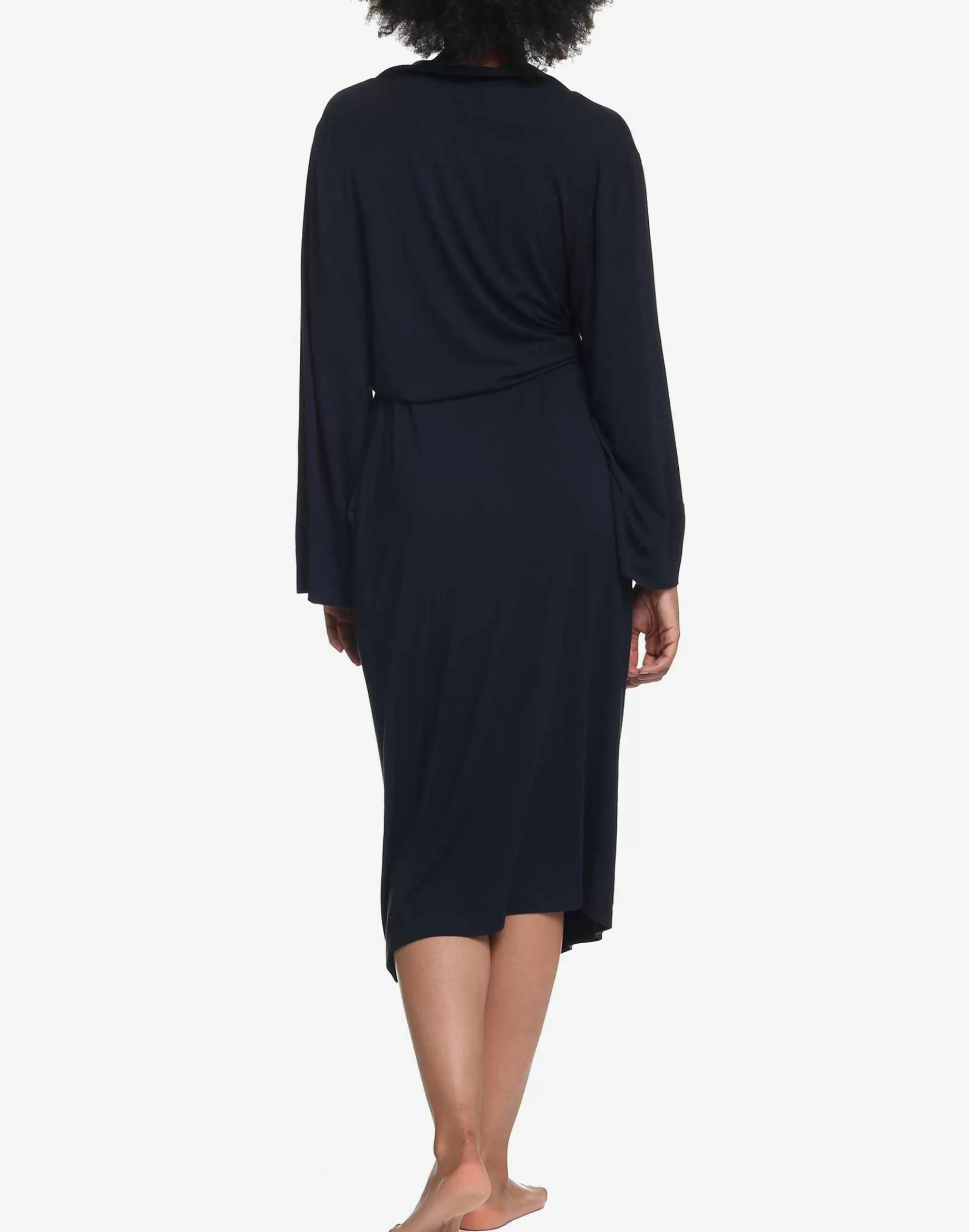 Madewell Pajamas>Modal Maxi Robe Black