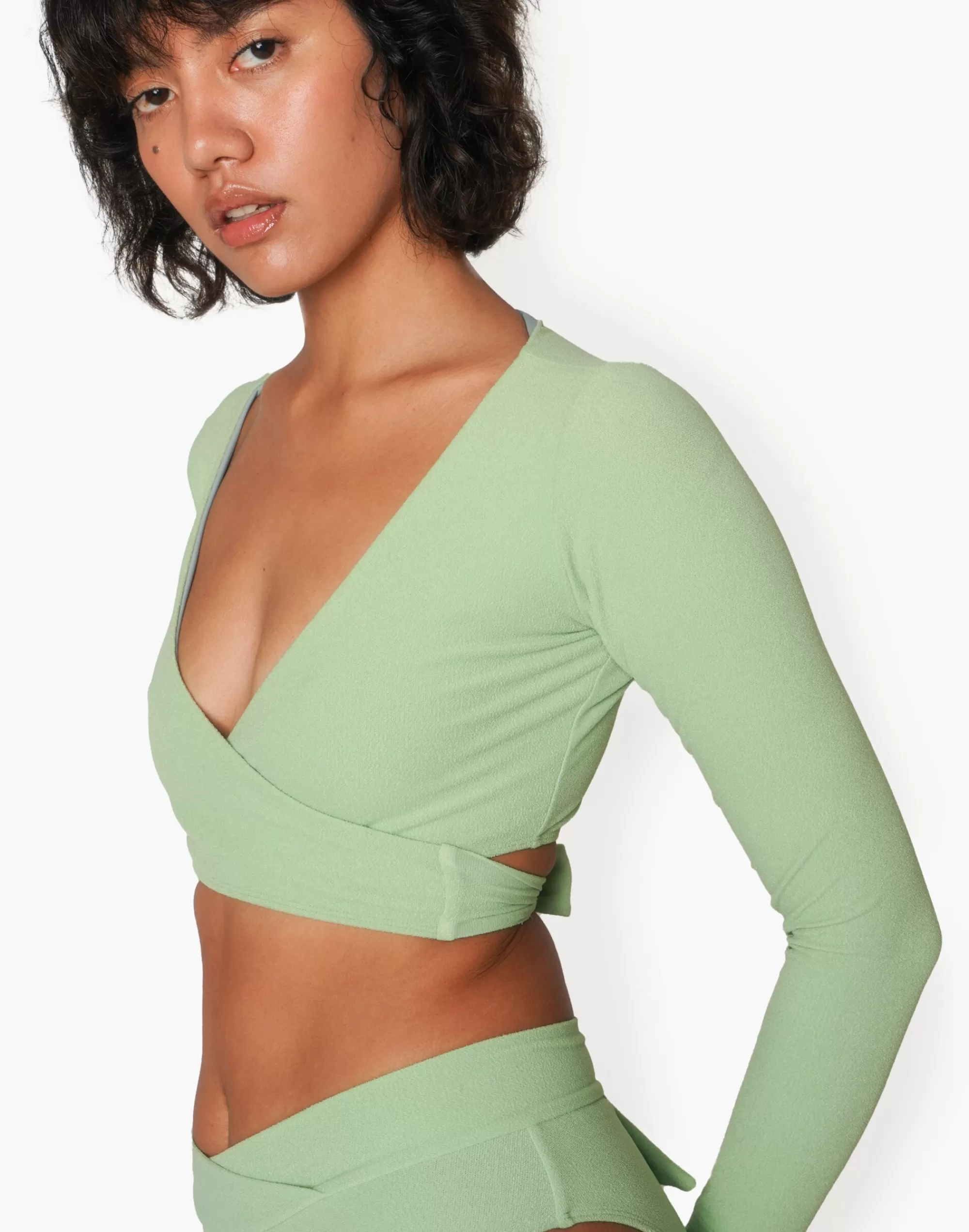 Madewell Swim>Mundaka Top Light Green