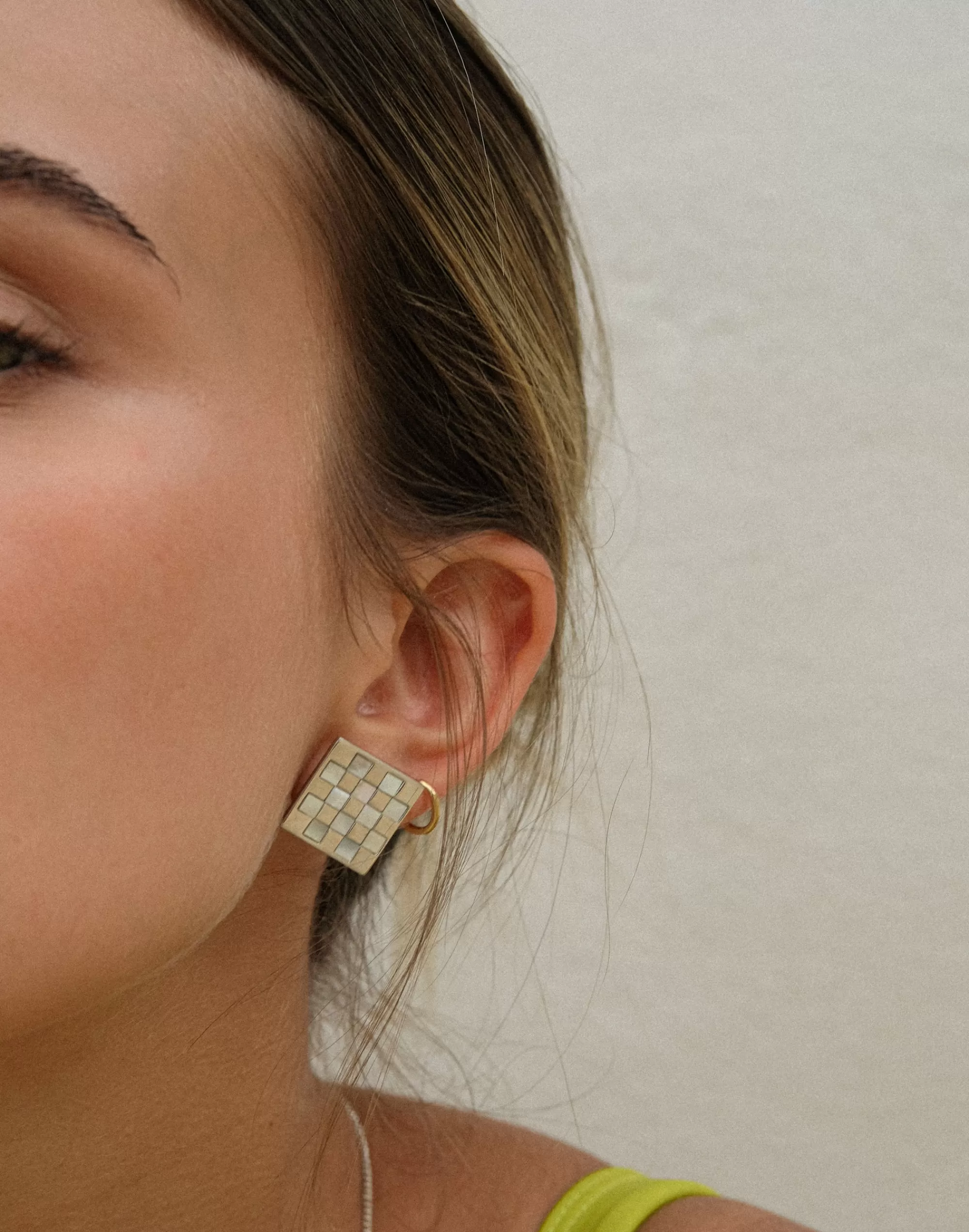 Madewell Earrings>Muns Ajedrez Earrings Silver