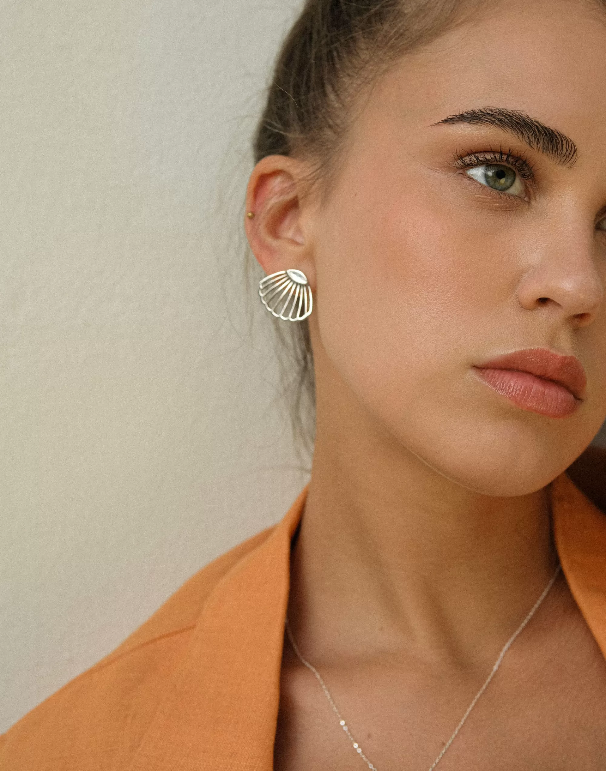 Madewell Earrings>Muns Concha Earrings Silver