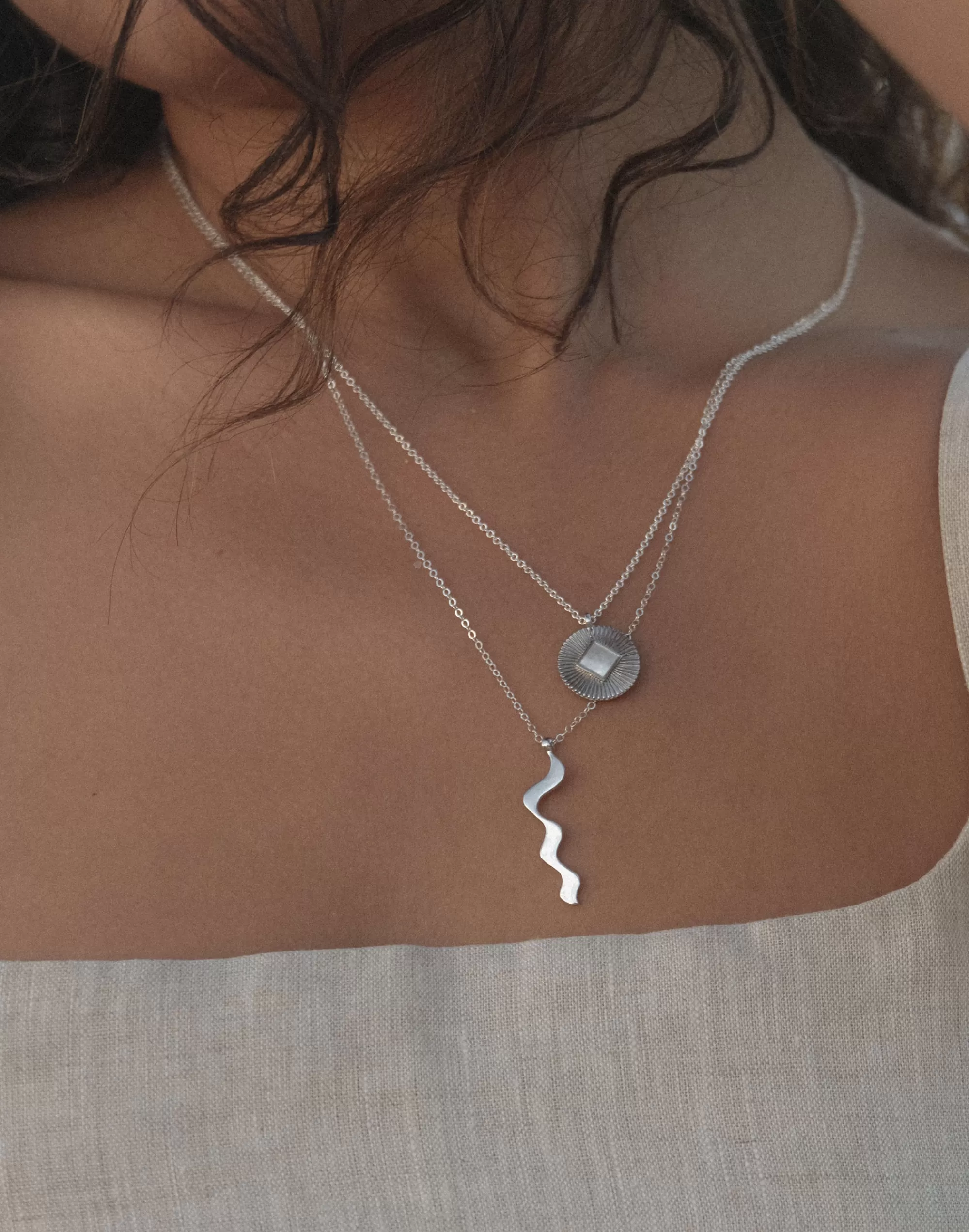 Madewell Necklaces>Muns Hito Necklace Silver