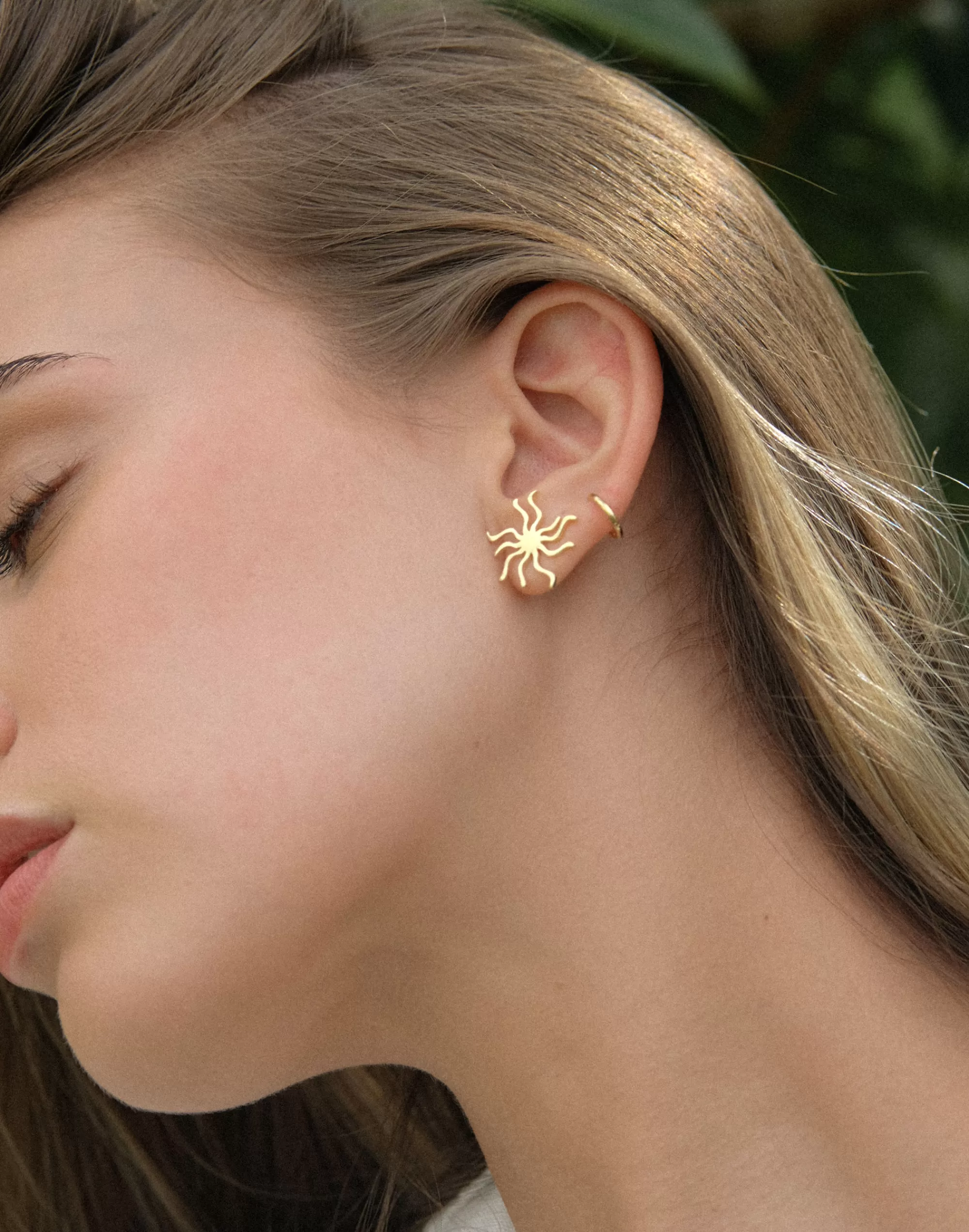 Madewell Earrings>Muns Sol Earrings Gold