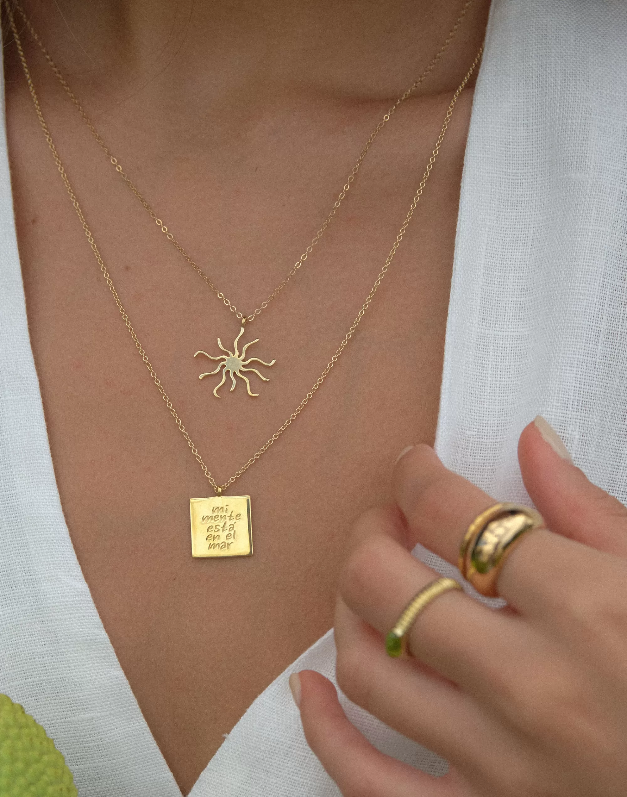 Madewell Necklaces>Muns Sol Necklace Gold