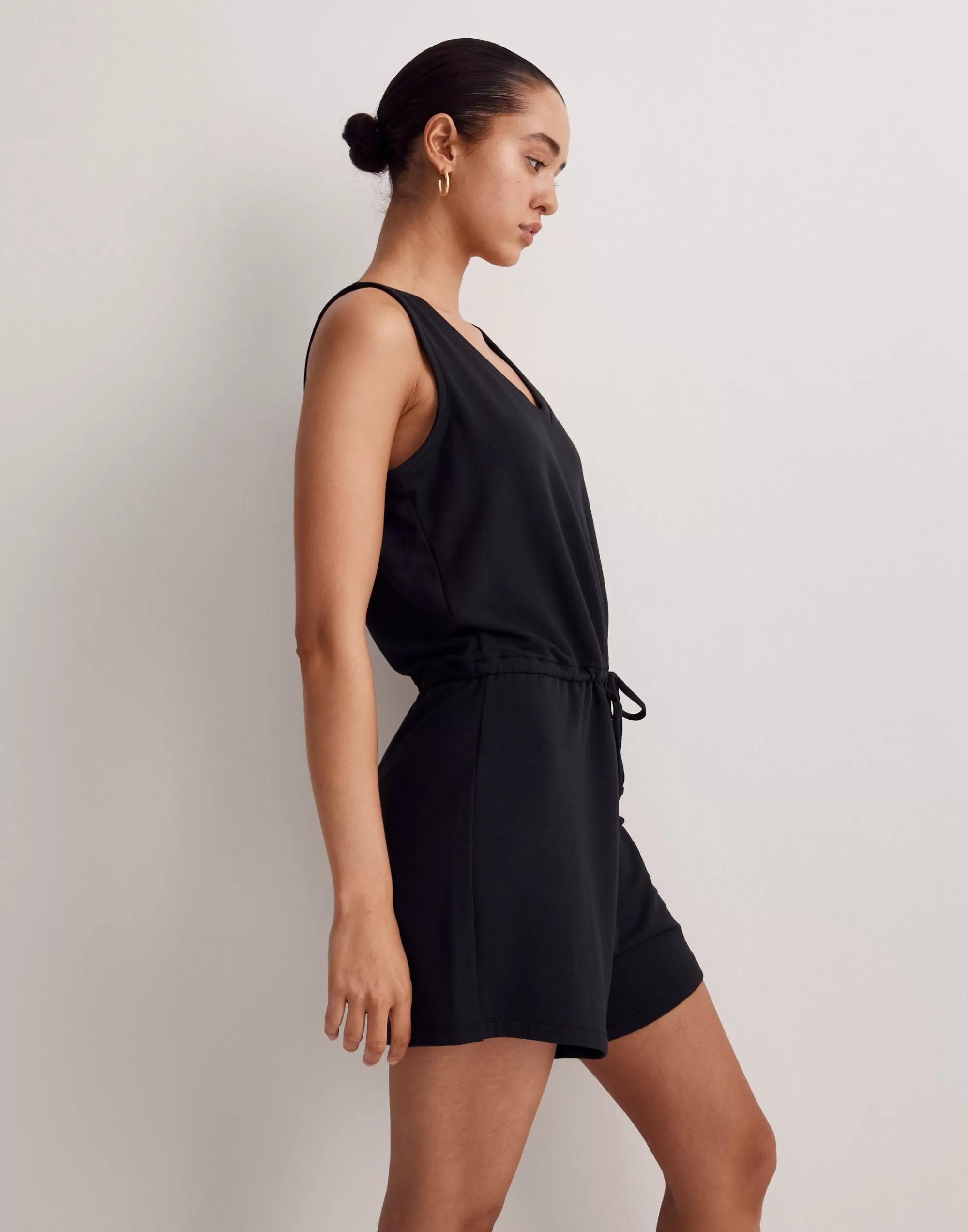 Madewell Activewear>Mwl Drawstring Romper True Black