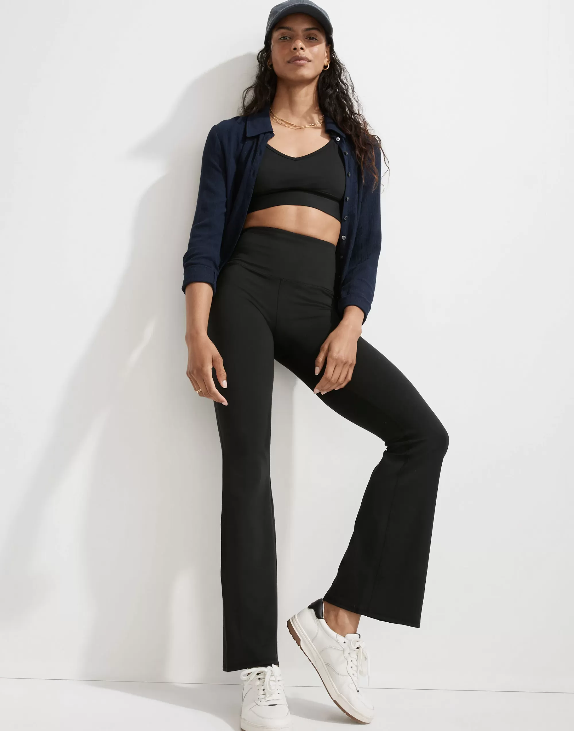 Madewell Activewear>Mwl Flex Flare Leggings True Black