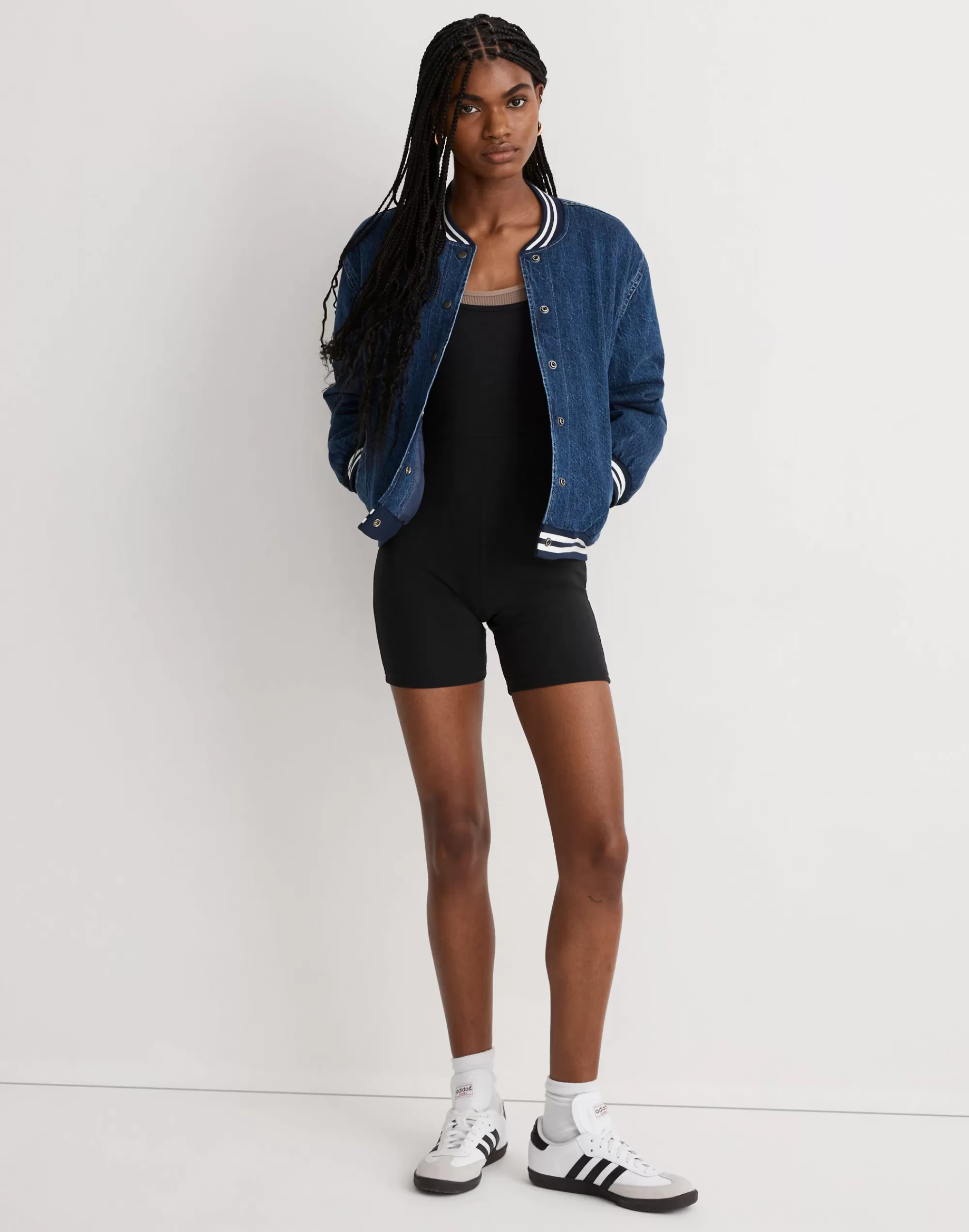 Madewell Activewear>Mwl Knit Biker Unitard True Black