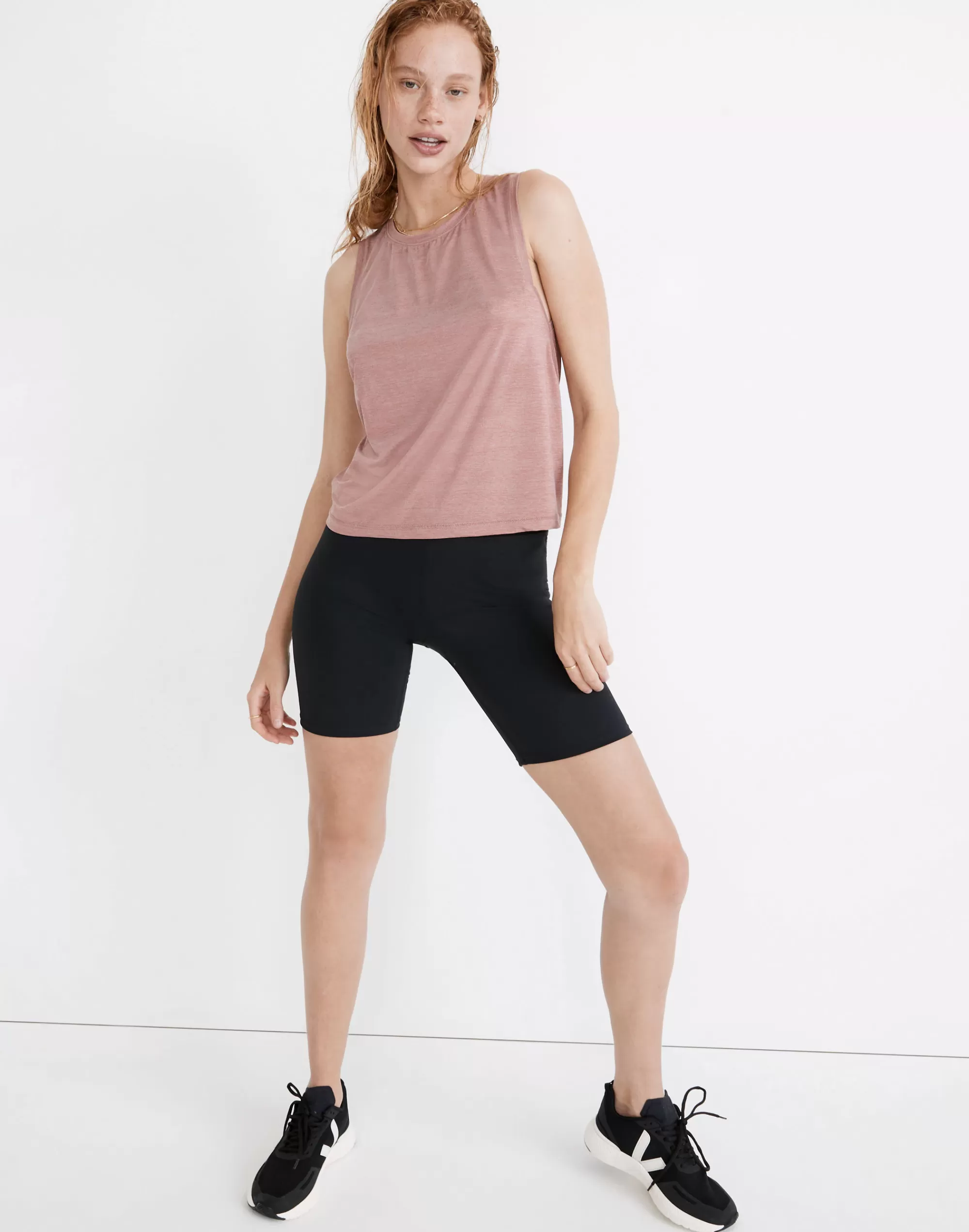 Madewell Tees>Mwl Running Tank Vintage Quartz