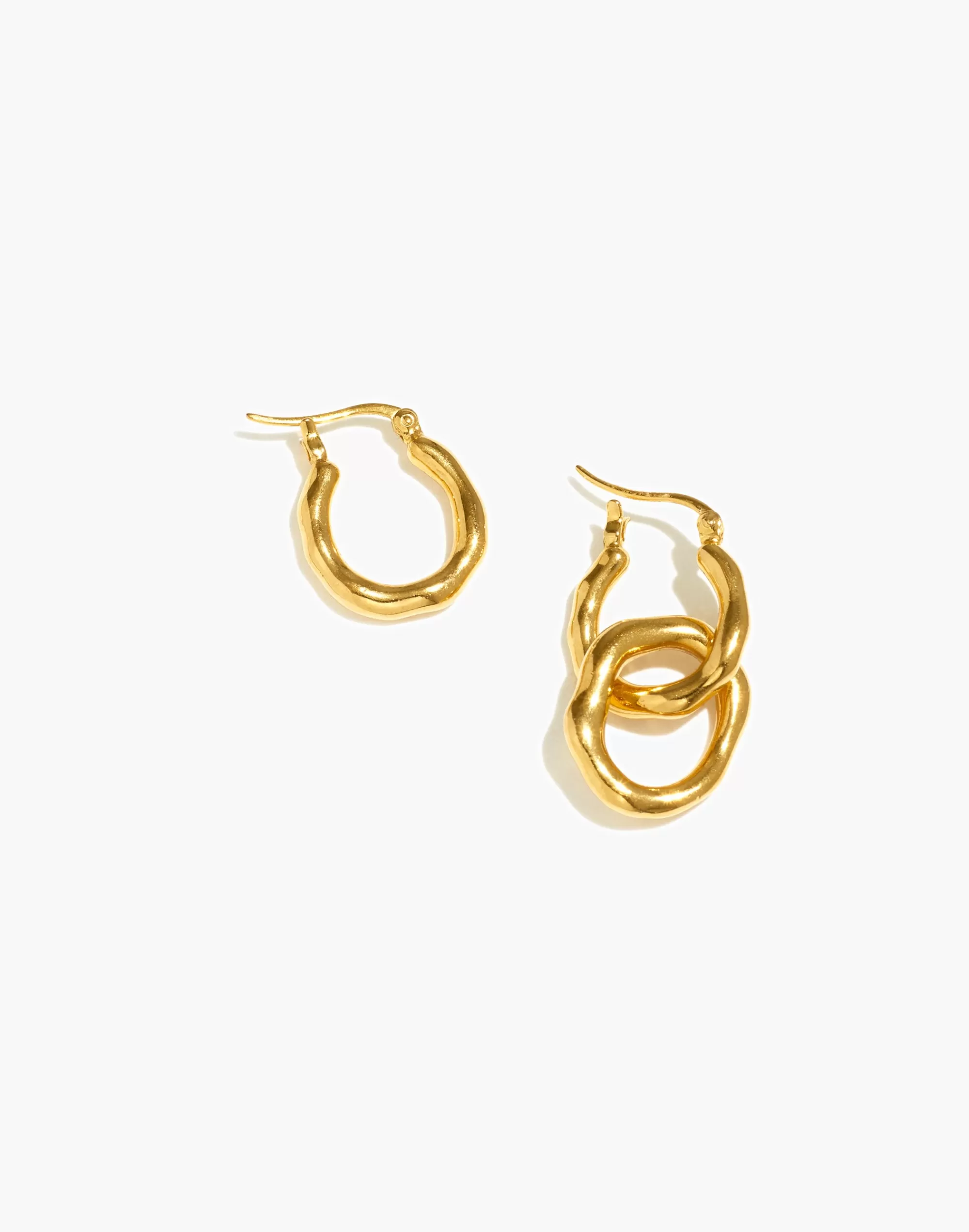 Madewell Earrings>Nashira Arnó 18K Vermeil Pond Hoop Earrings Gold