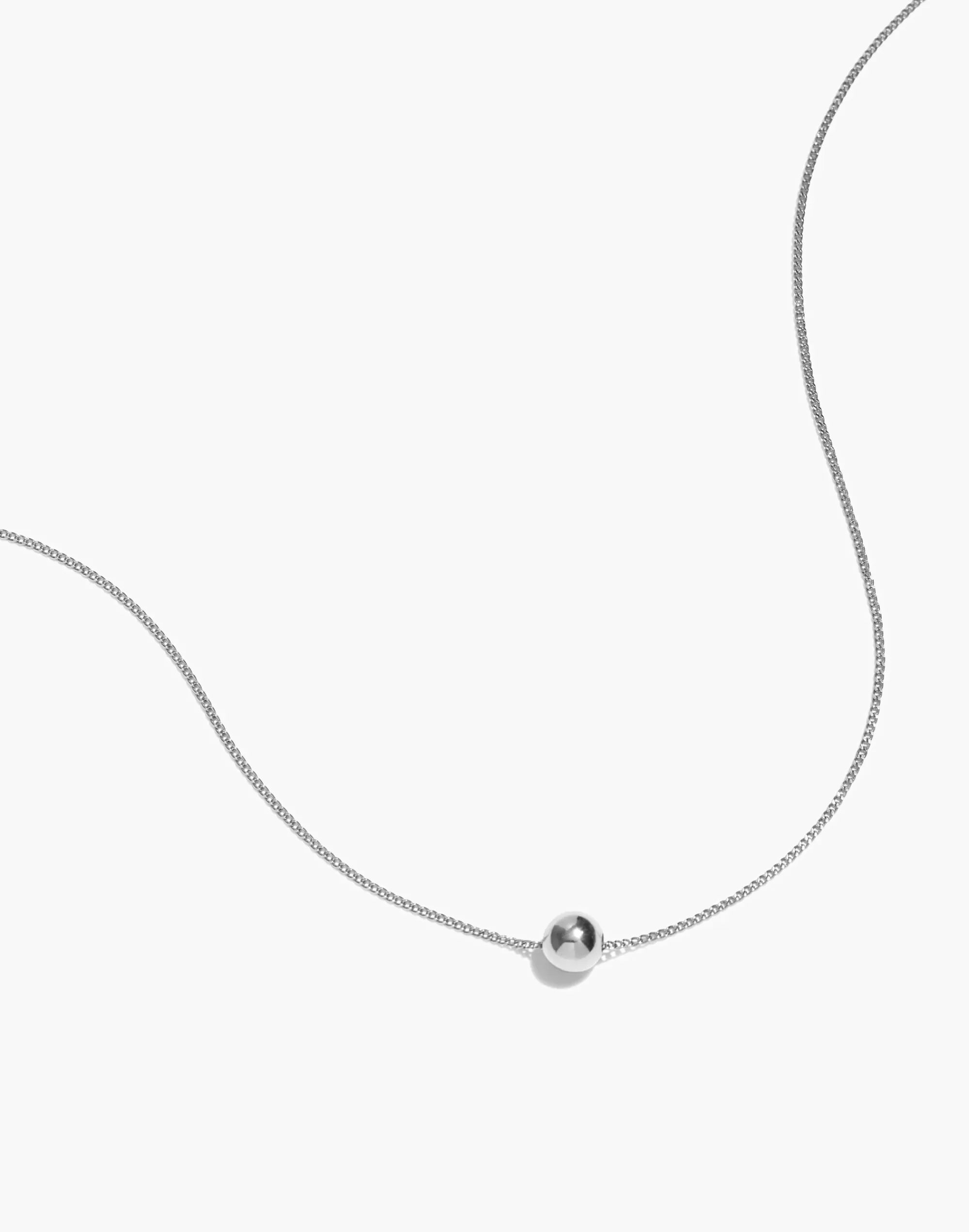 Madewell Necklaces>Nashira Arnó Sterling Saturn Necklace Silver