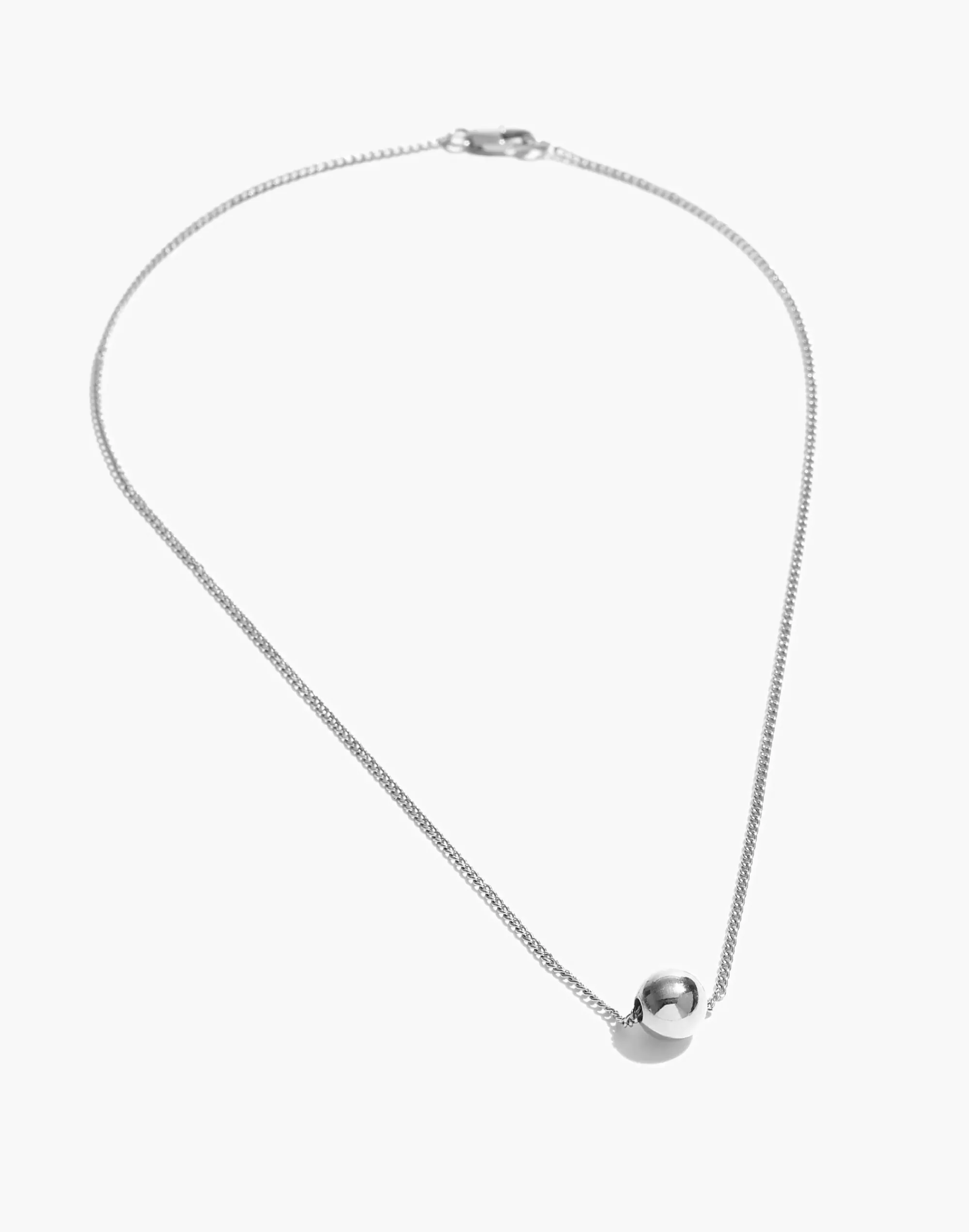 Madewell Necklaces>Nashira Arnó Sterling Saturn Necklace Silver