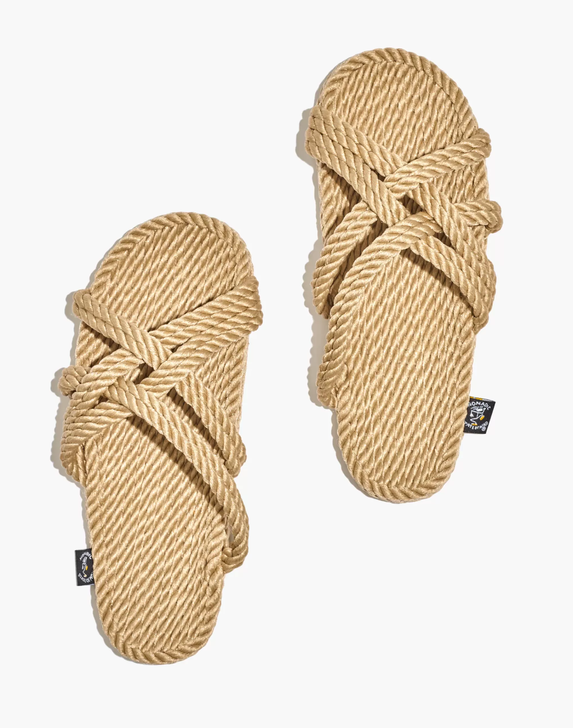 Madewell Sandals>Nomadic State Of Mind Rope Slide Sandals Camel