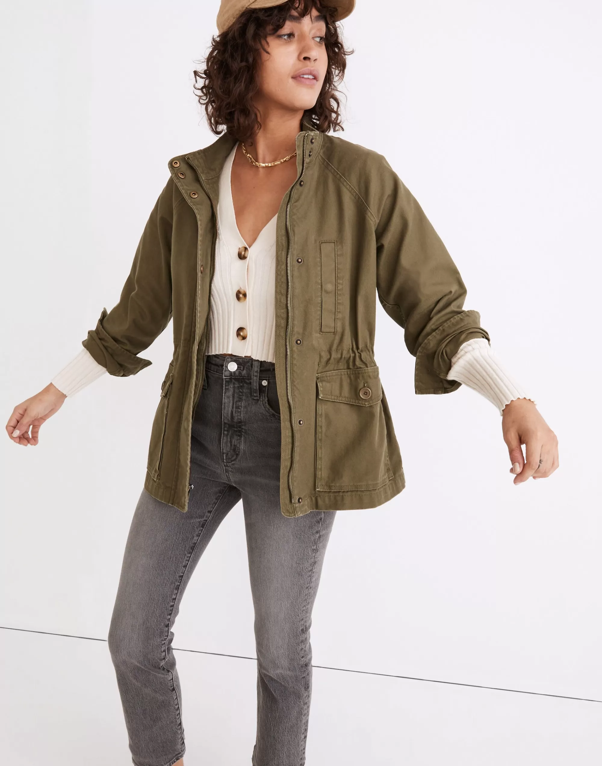 Madewell Jackets>Northover Jacket Desert Olive