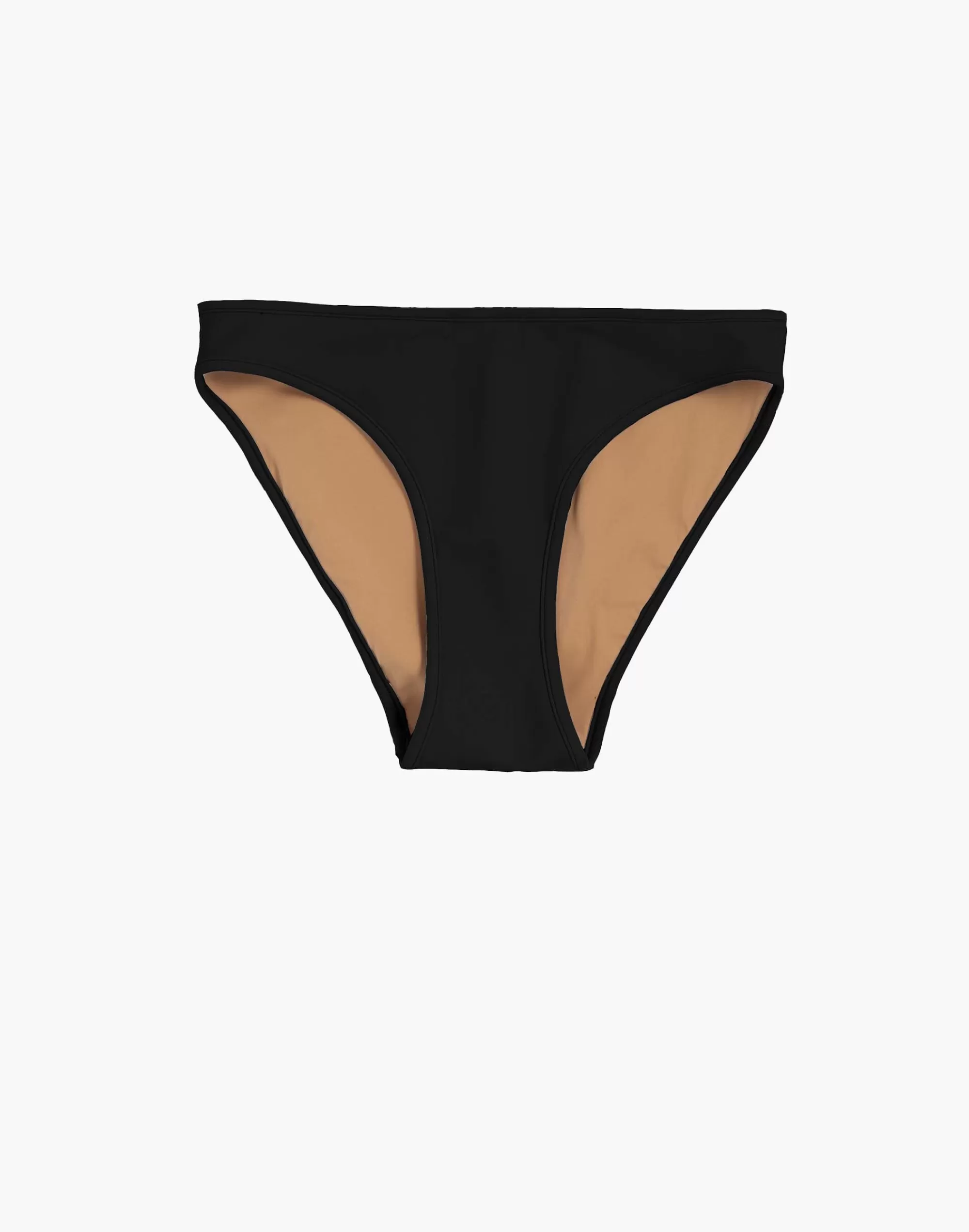 Madewell Swim>Nu Swim High Cut Bottom Black