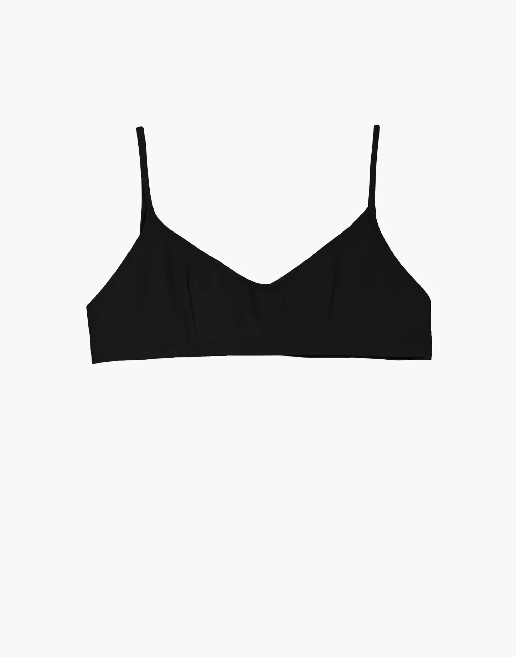 Madewell Swim>Nu Swim Stas Top Black