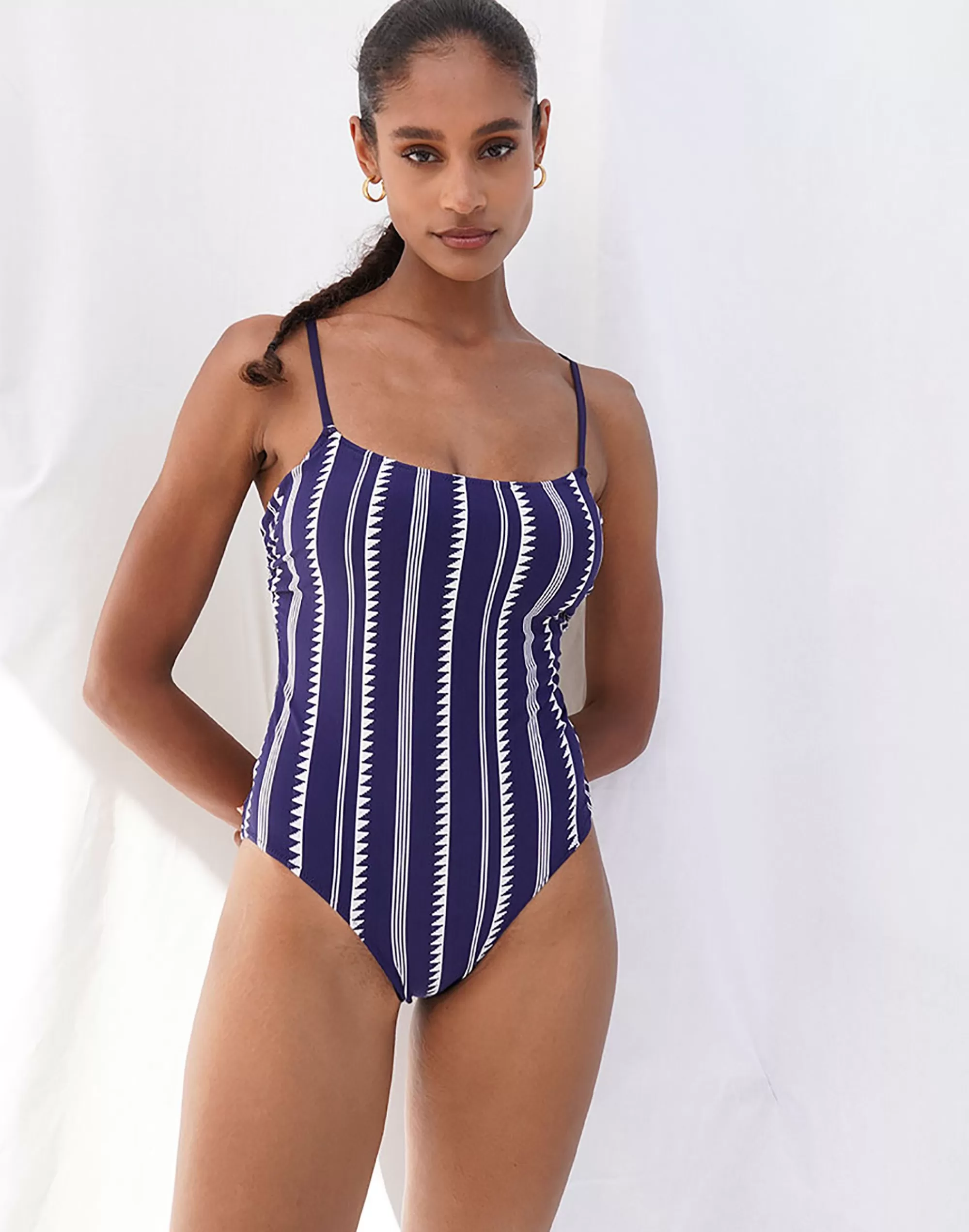 Madewell Swim>Nunu Classic One Piece Navy