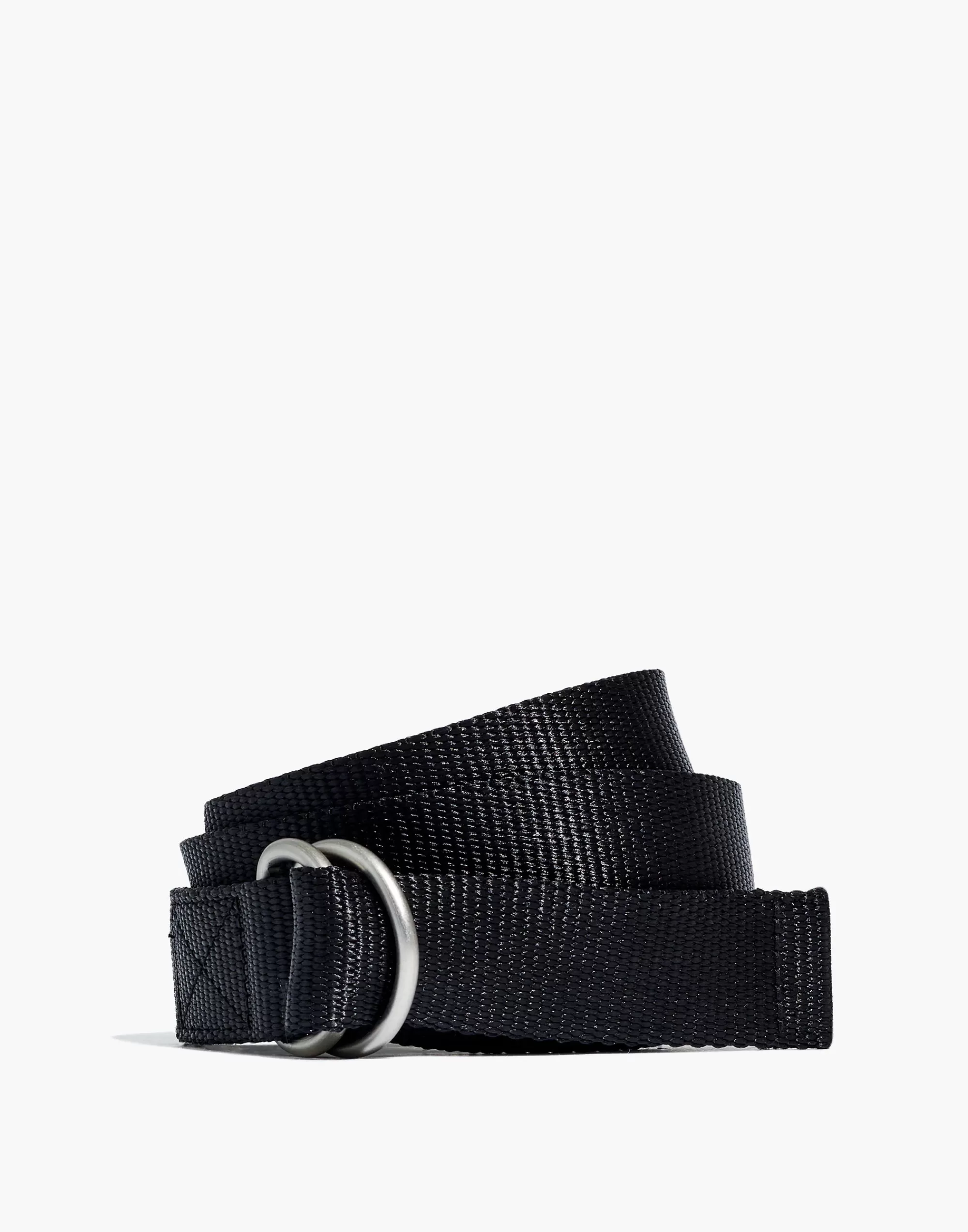 Madewell Belts>Nylon D-Ring Belt Black Coal