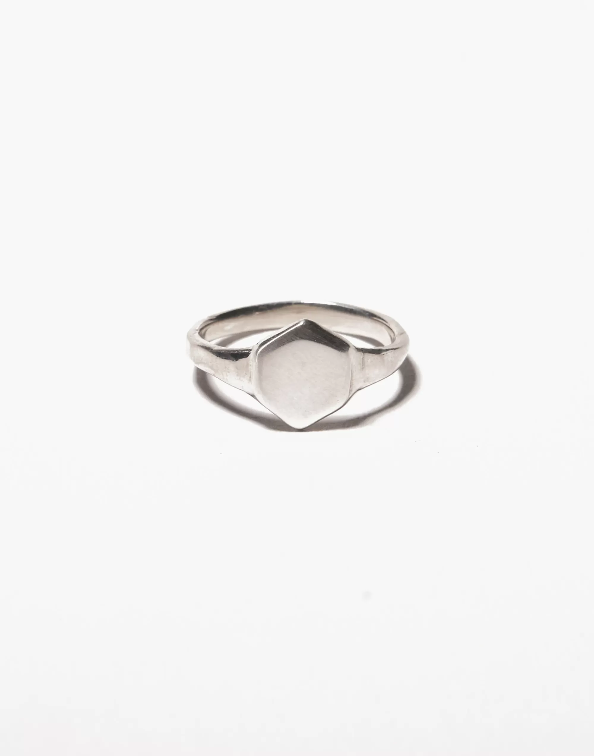 Madewell Rings>Odette Hex Signet Ring Silver