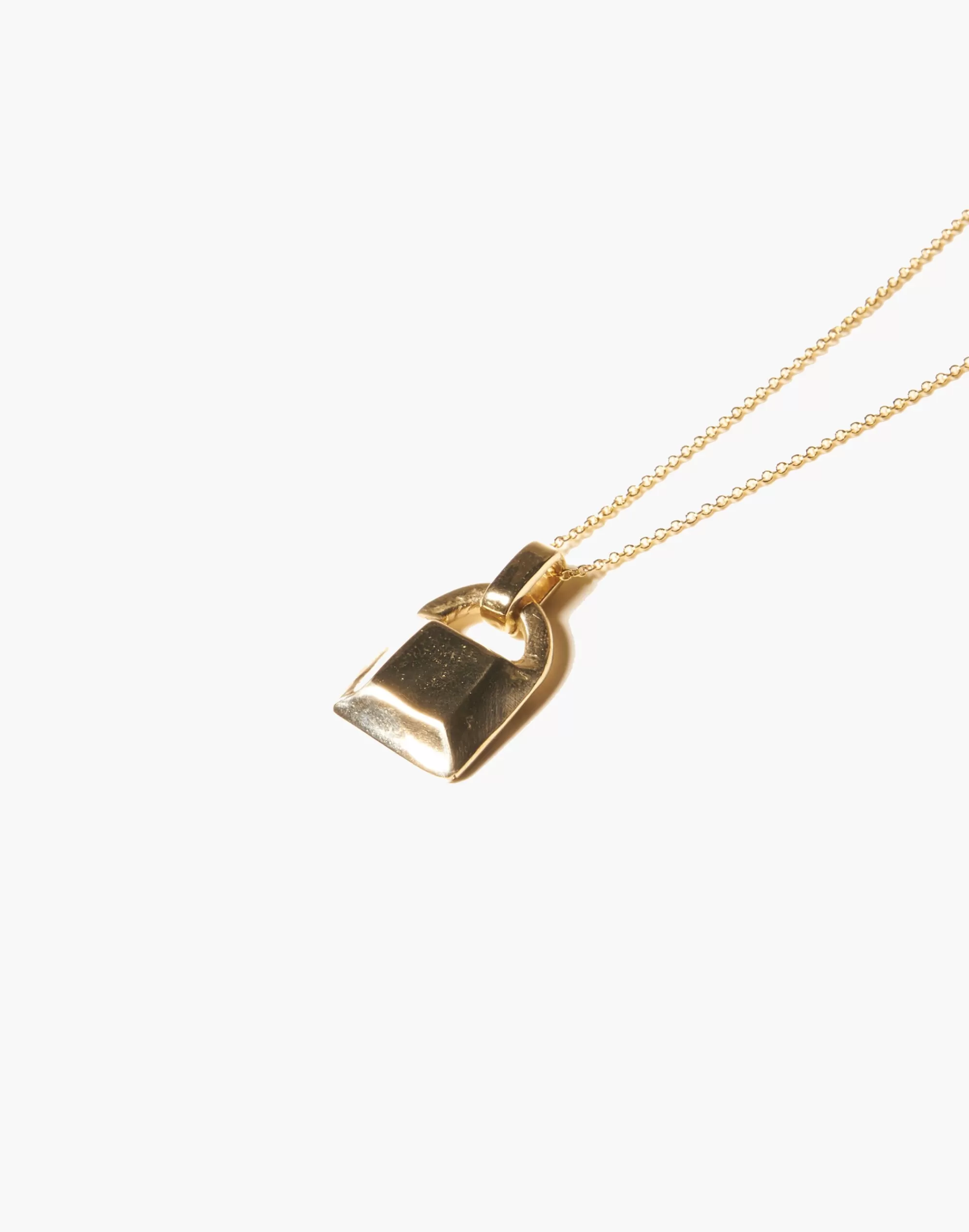 Madewell Necklaces>Odette Lock Necklace Brass