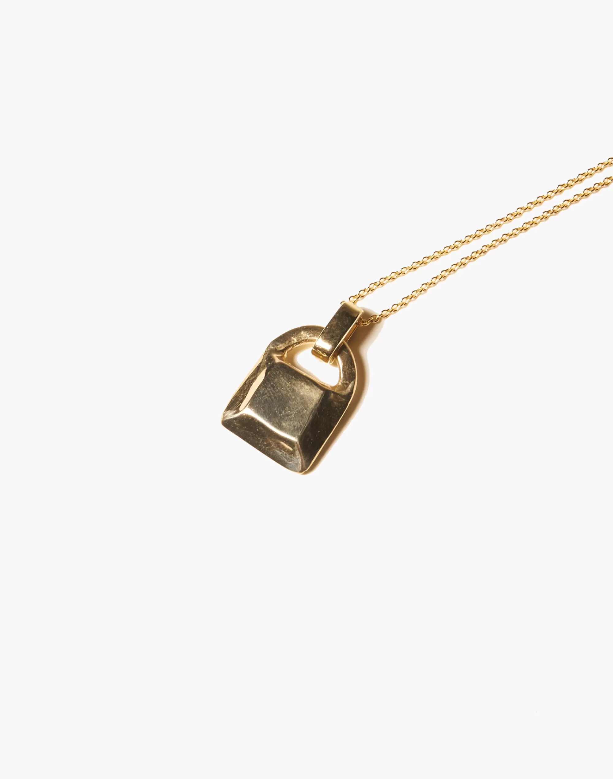 Madewell Necklaces>Odette Lock Necklace Brass