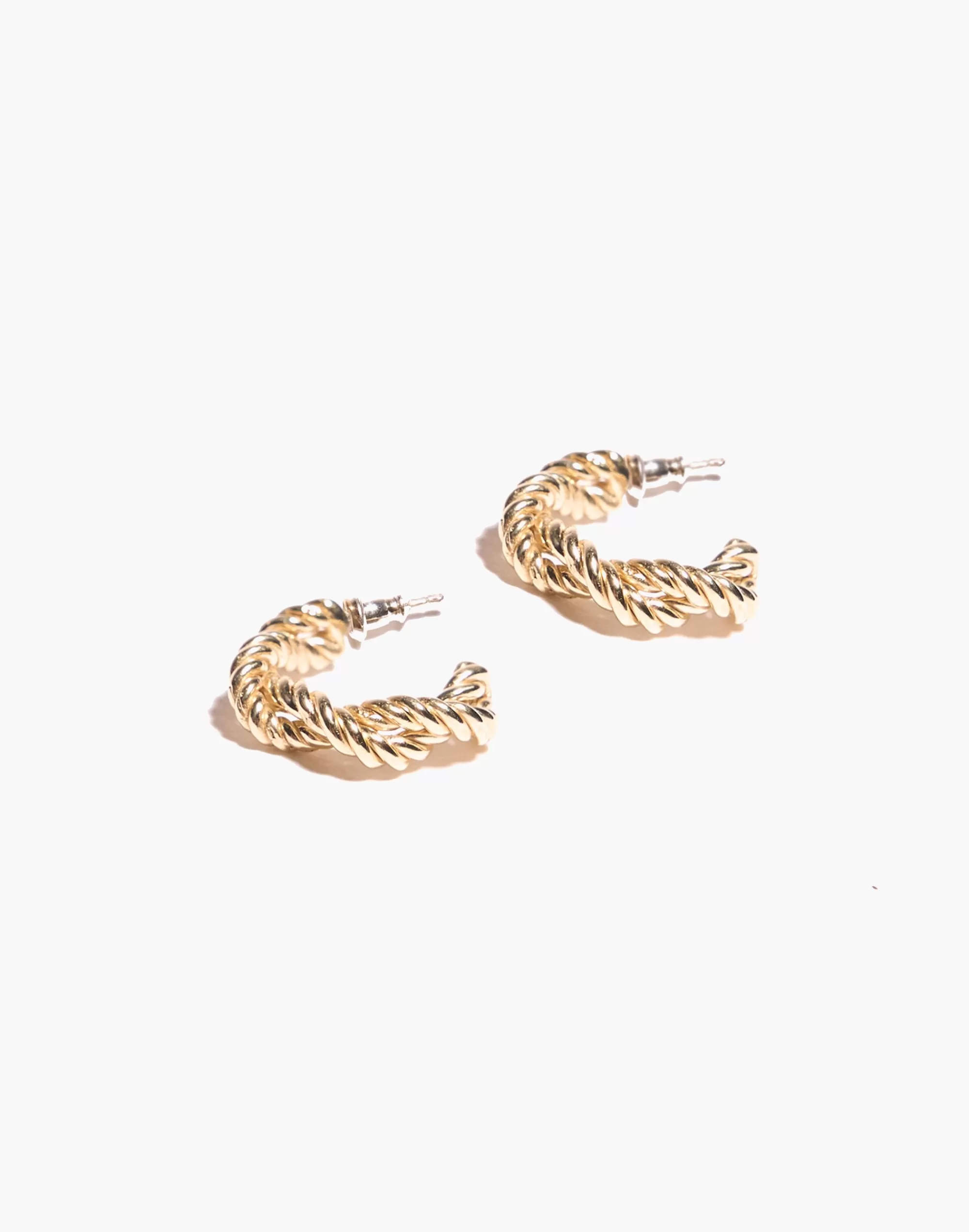 Madewell Earrings>Odette Lou Hoops Gold